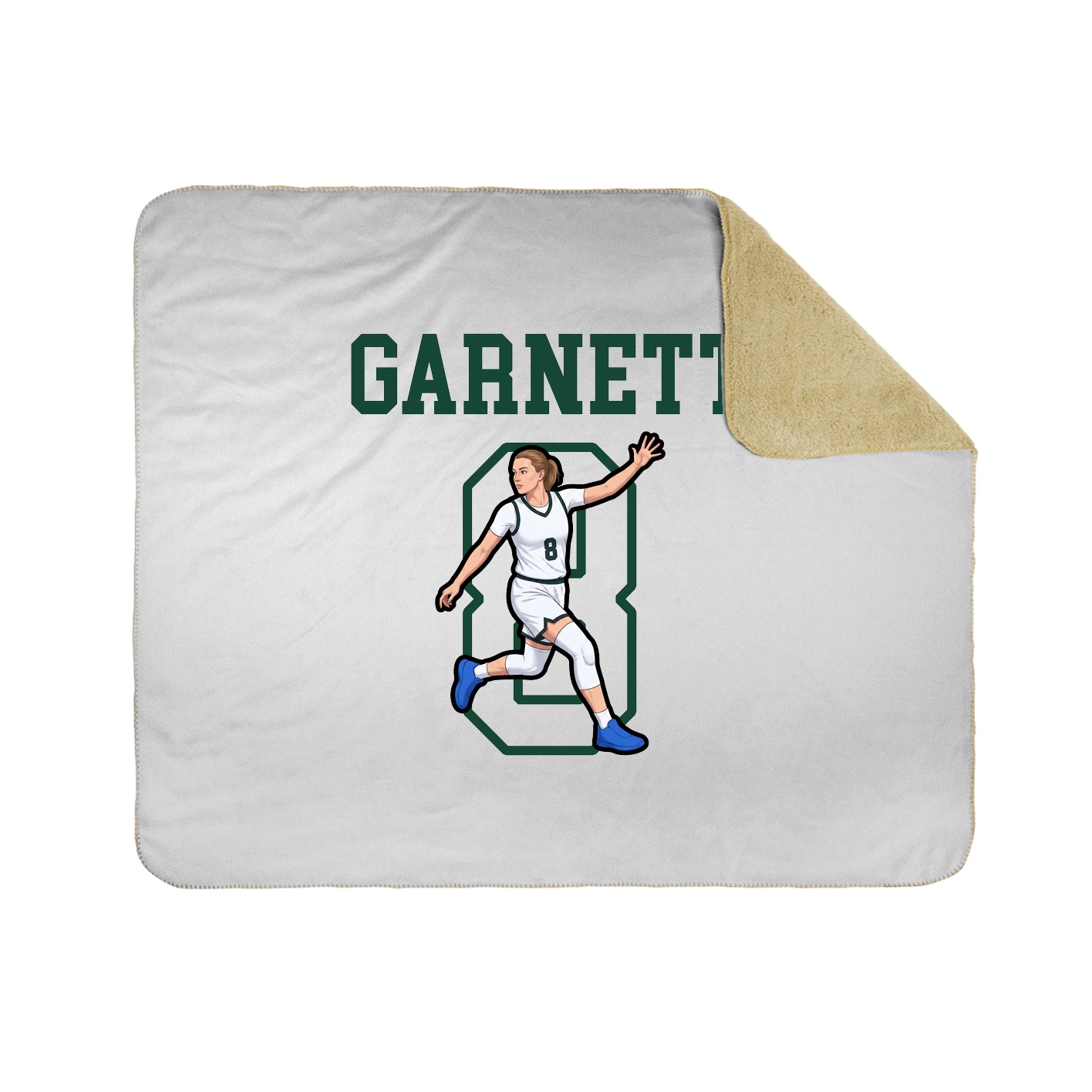 Throw Blanket — Shirsey in White