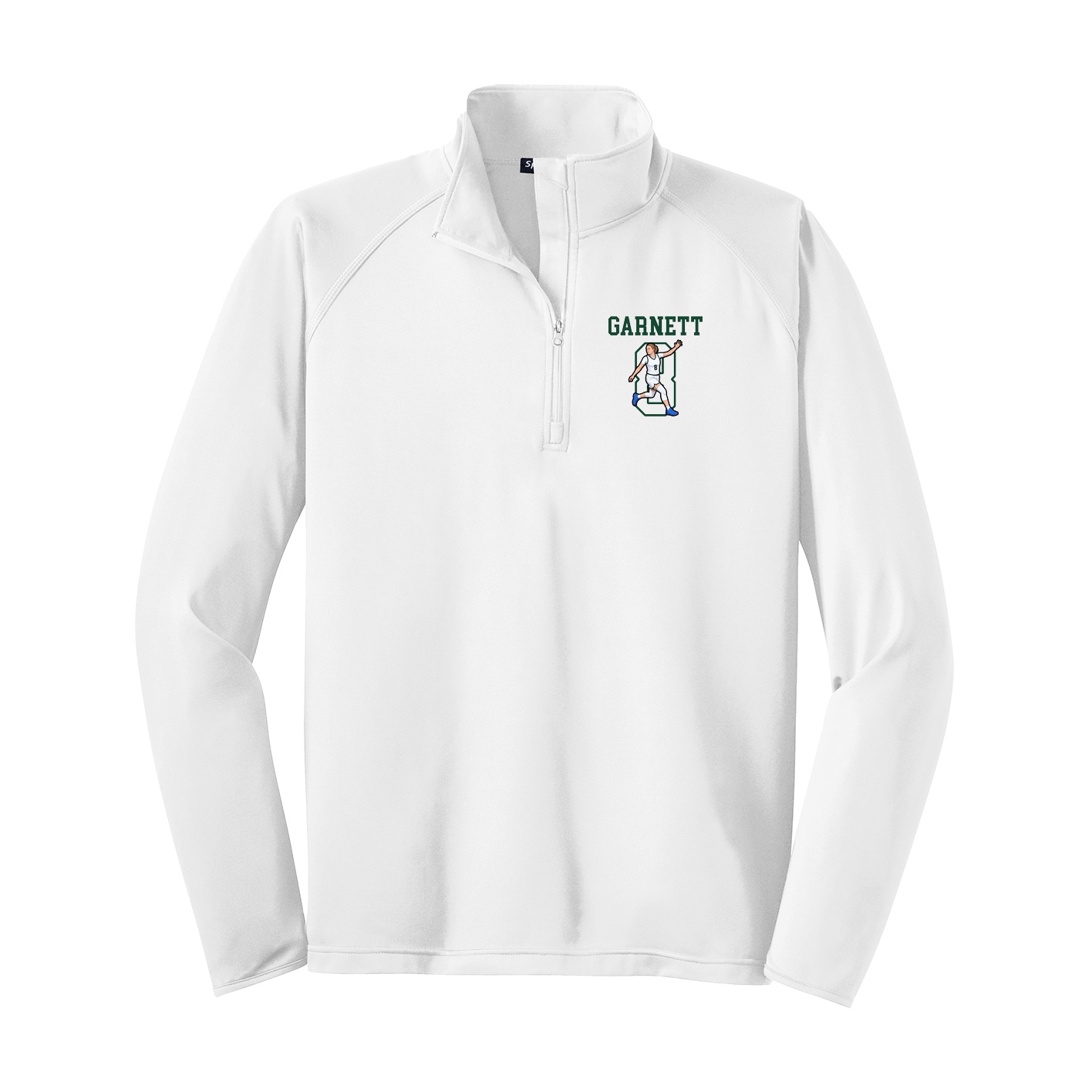 Q-Zip Pullover — Shirsey in White