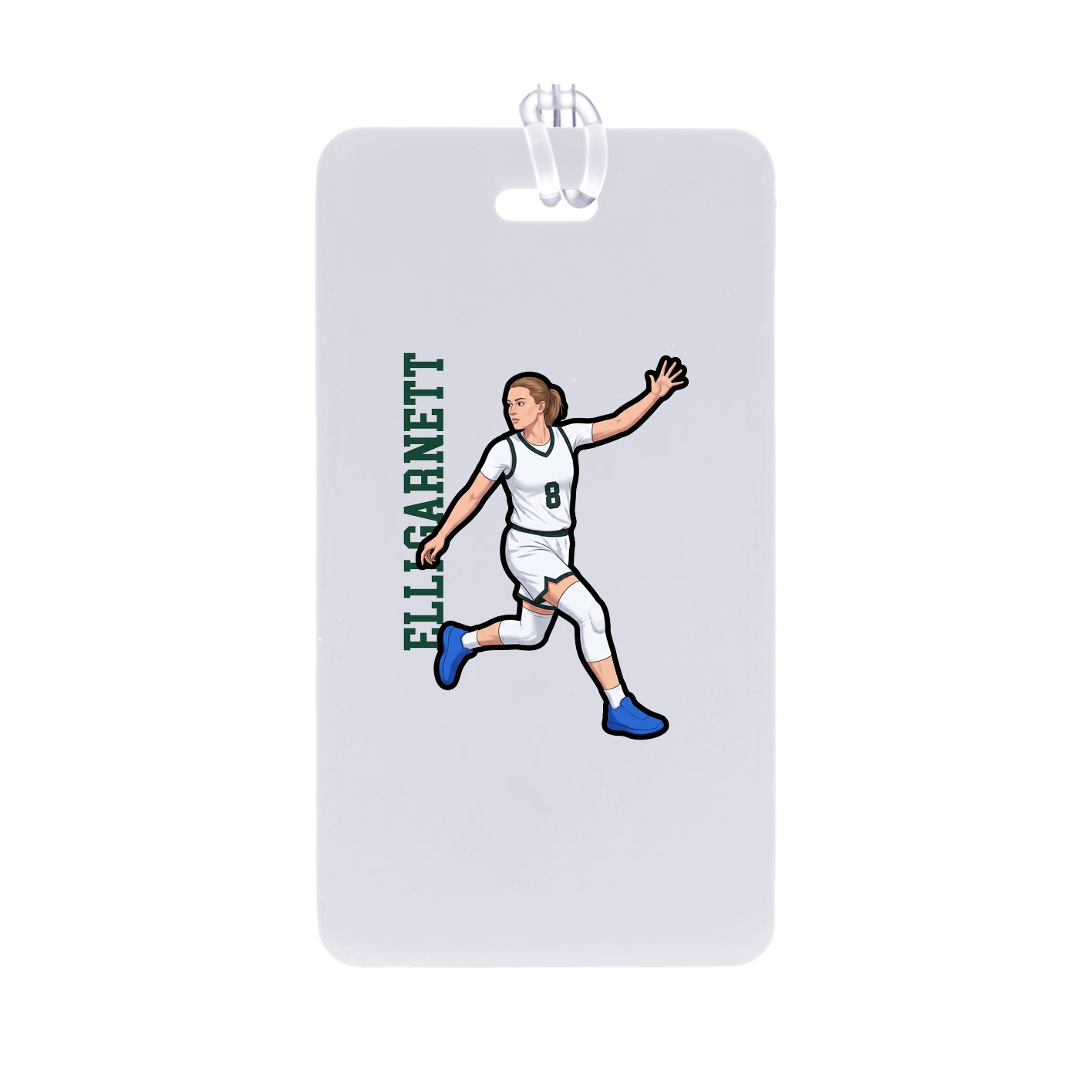 Bag Tag — Name Vertical in Classic