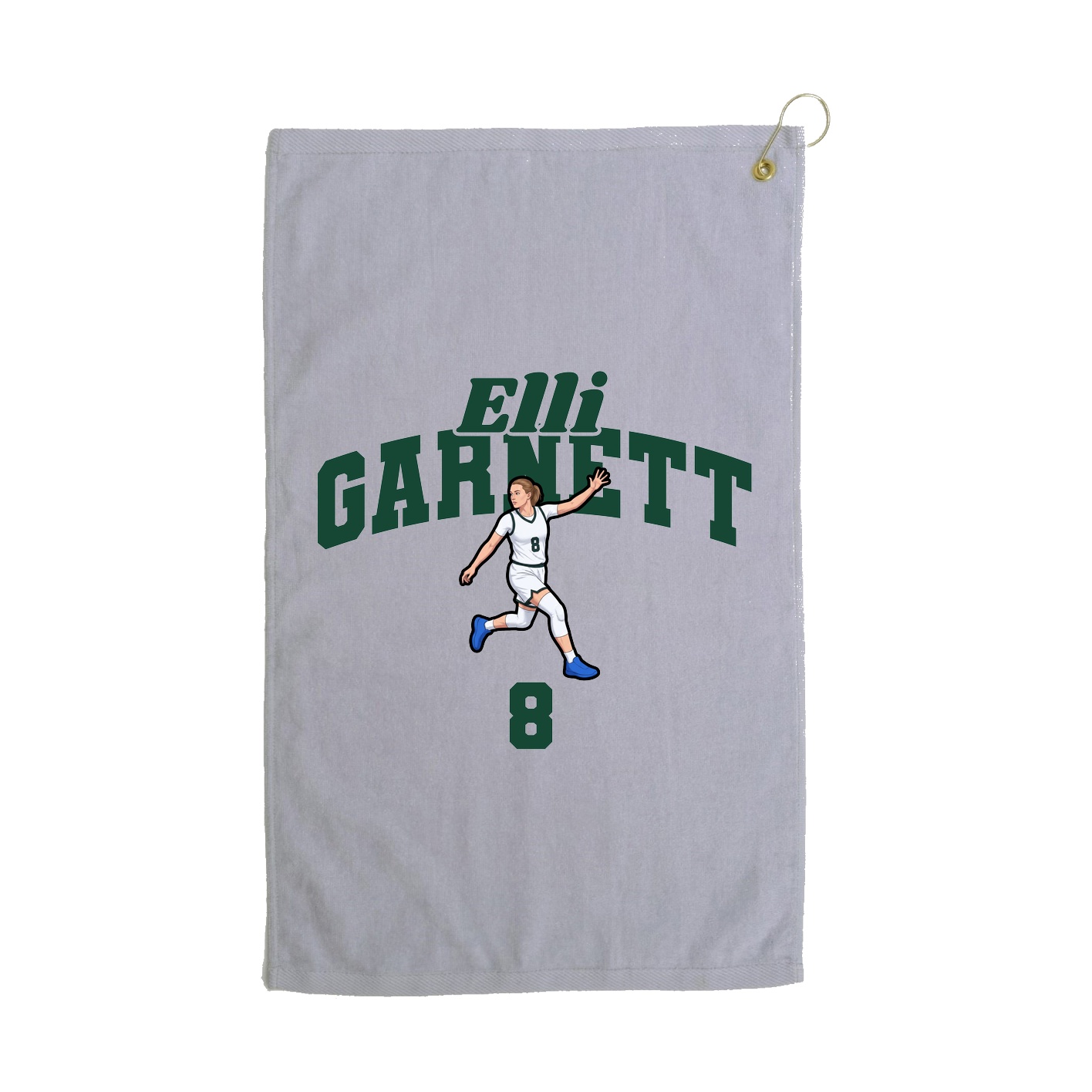 Golf Towel — Signature Arch in Grey