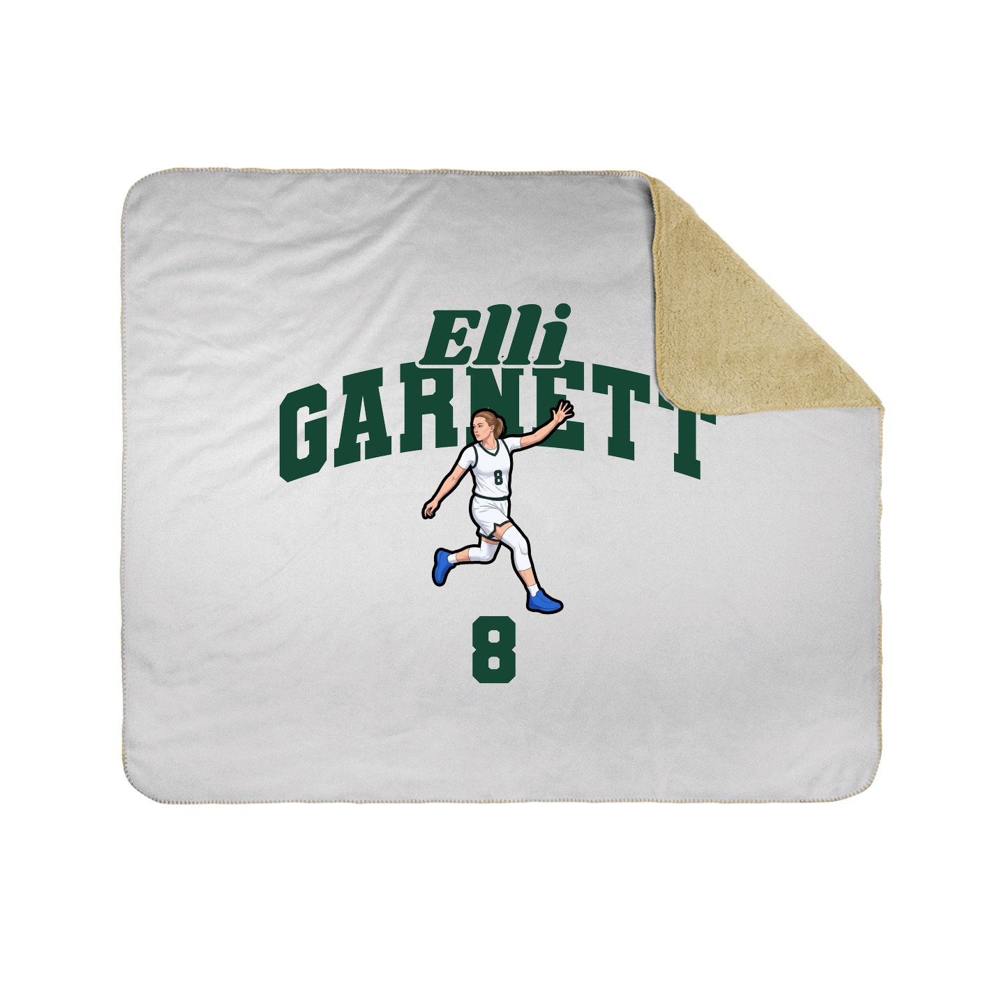 Throw Blanket — Signature Arch in White