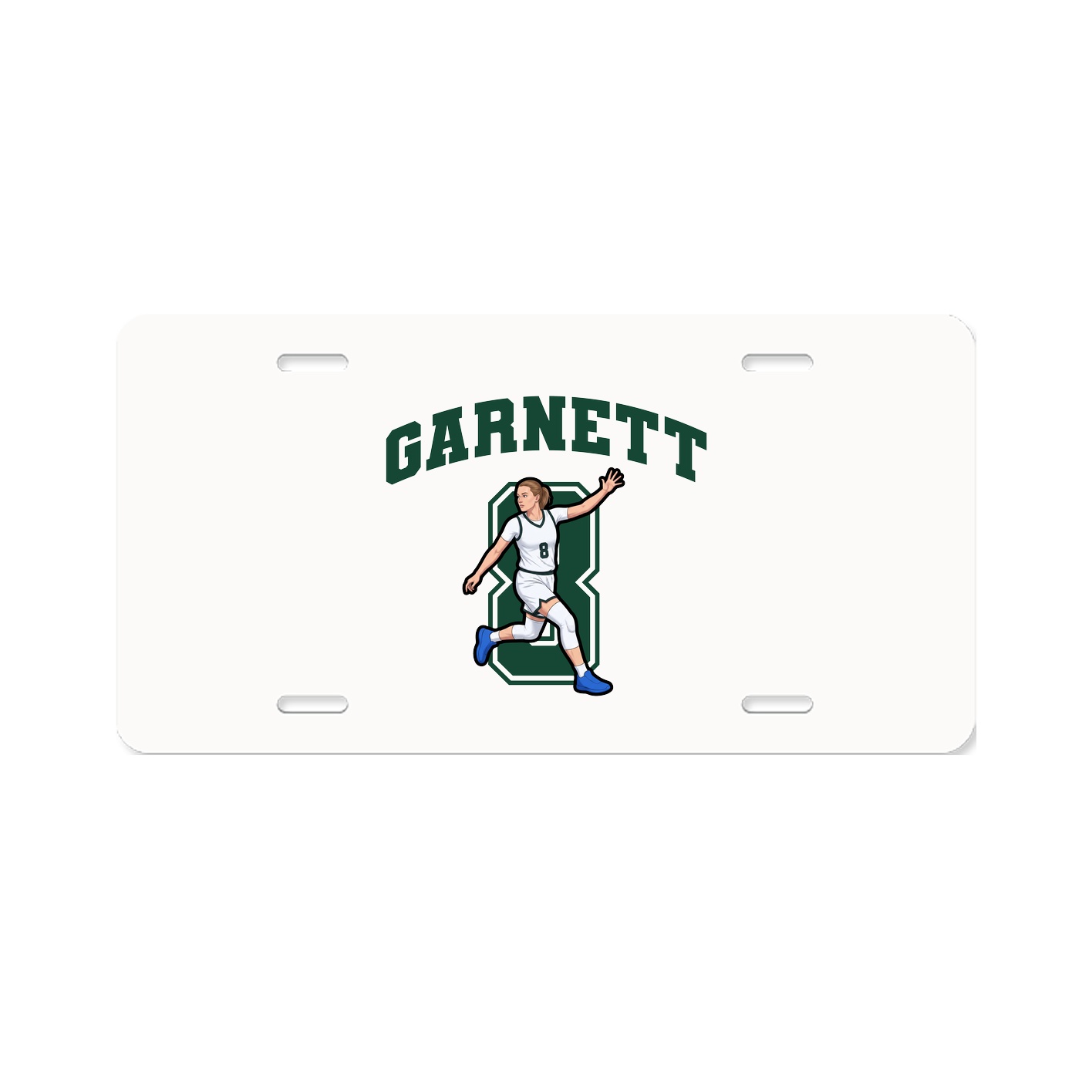 License Plate — Number in Classic