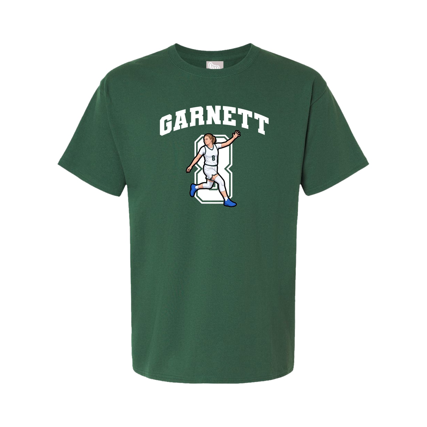 Youth Tee — Number in Green