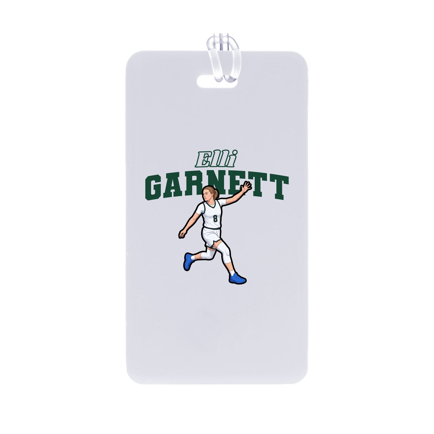 Bag Tag — Name Arch in Classic