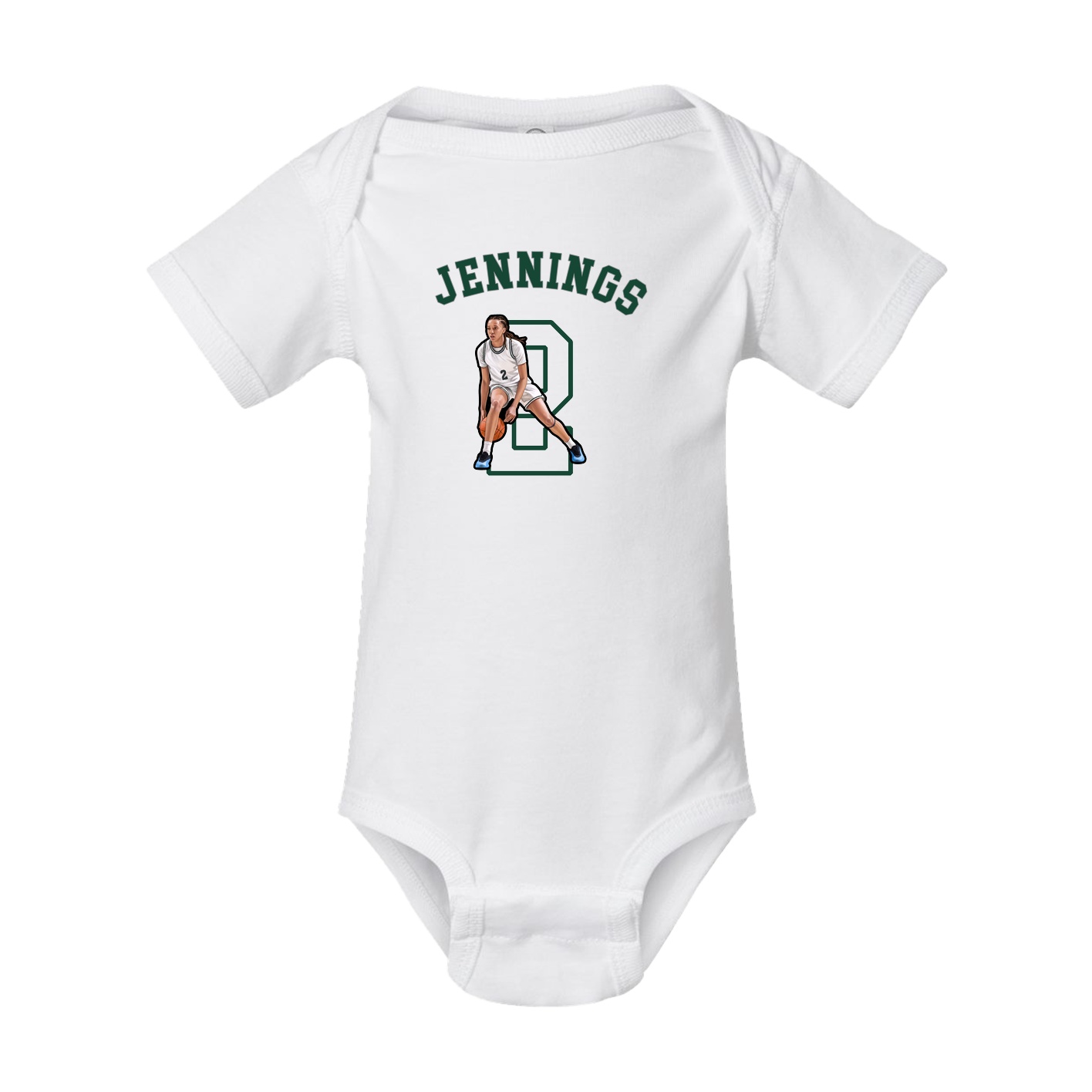 Baby Onesie — Shirsey Arch in White