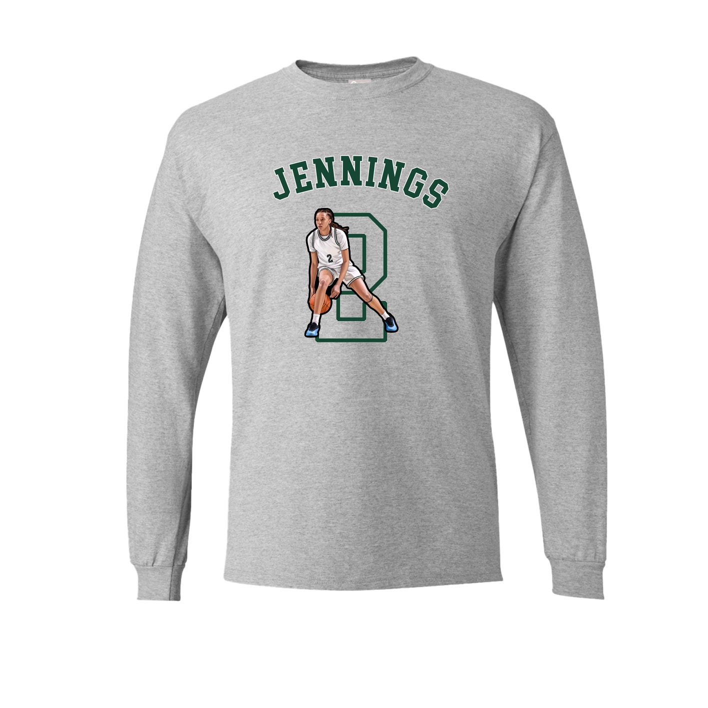 Long Sleeve Tee — Shirsey Arch in Grey