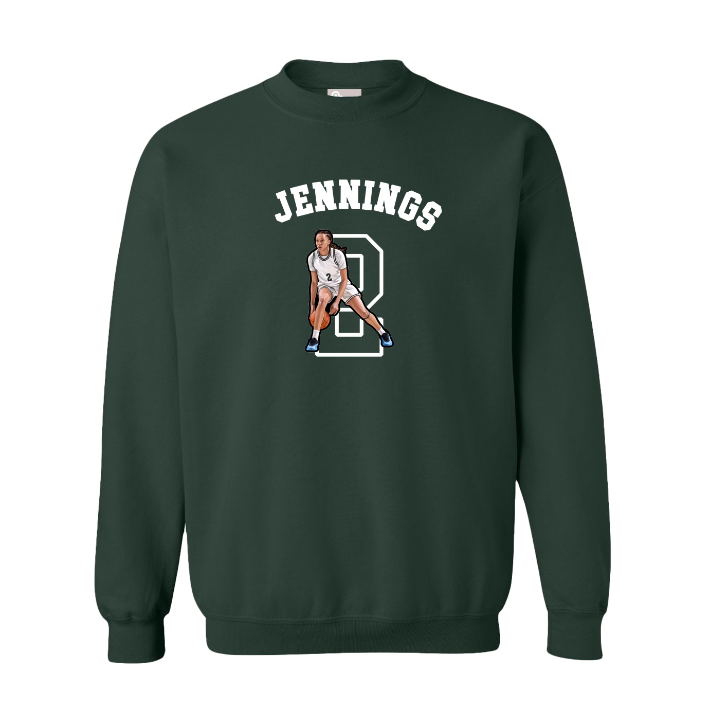 Fleece Crew — Shirsey Arch in Green