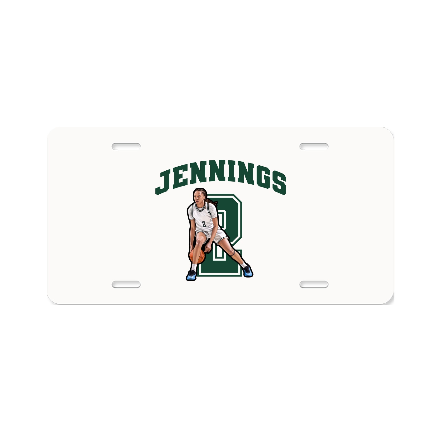 License Plate — Number in Classic