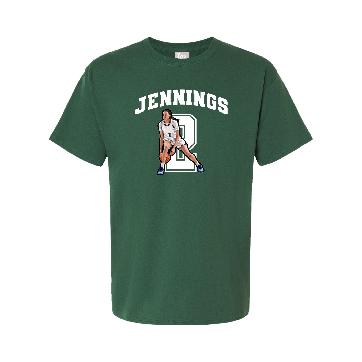 Tee — Number in Green