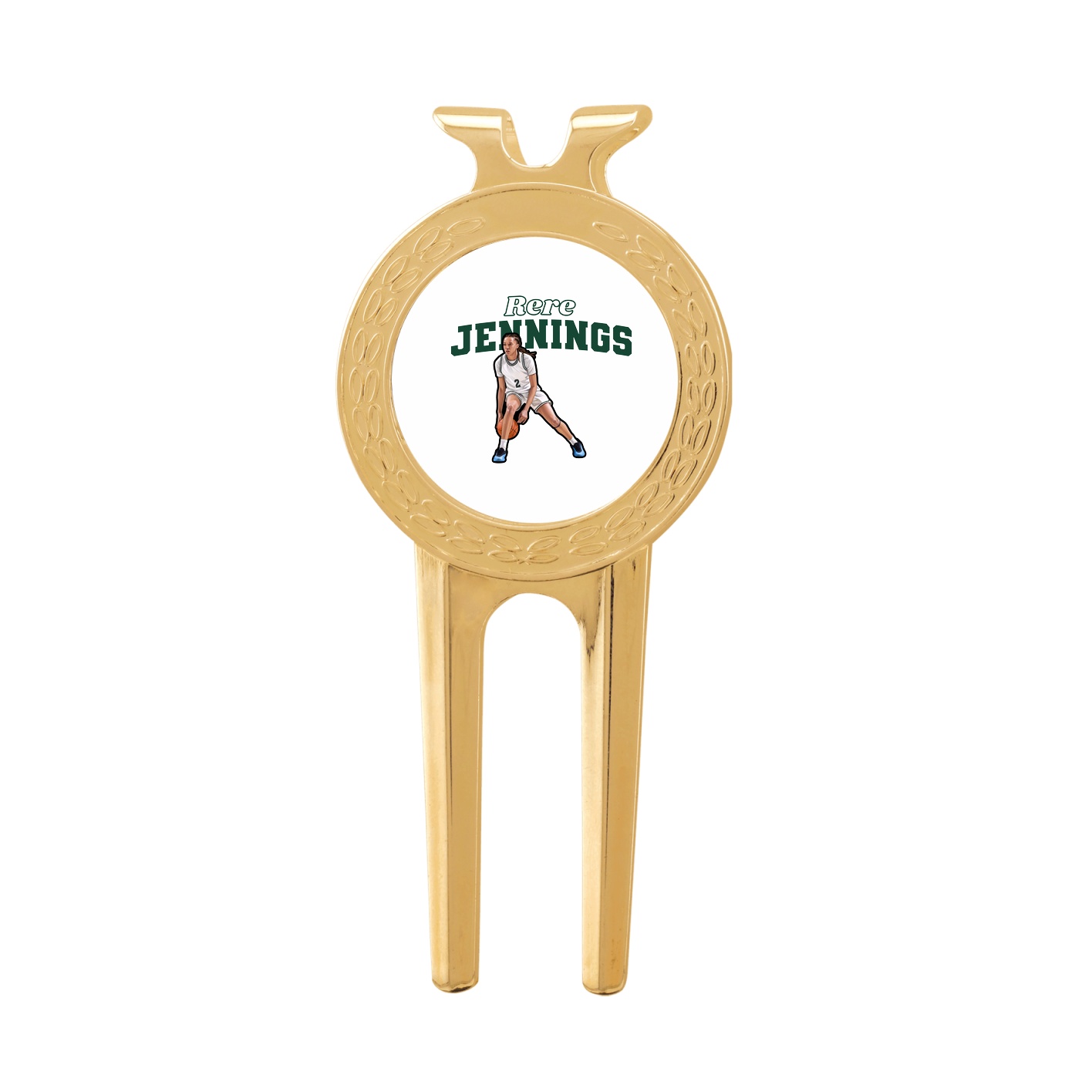 Divot Tool with Ball Marker — Name Arch in Classic