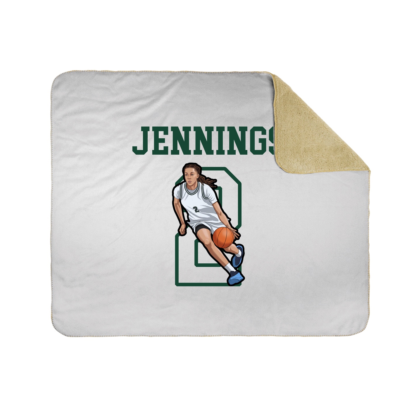 Throw Blanket — Shirsey in White
