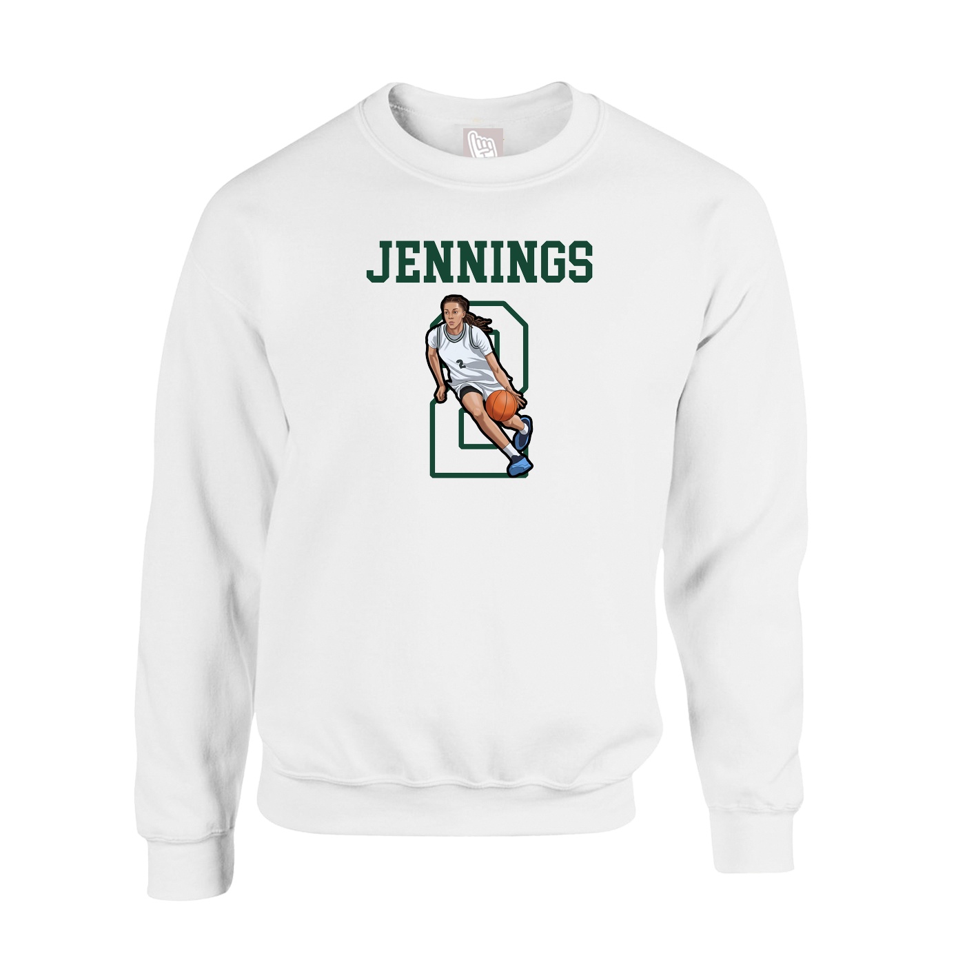 Fleece Crew — Shirsey in White