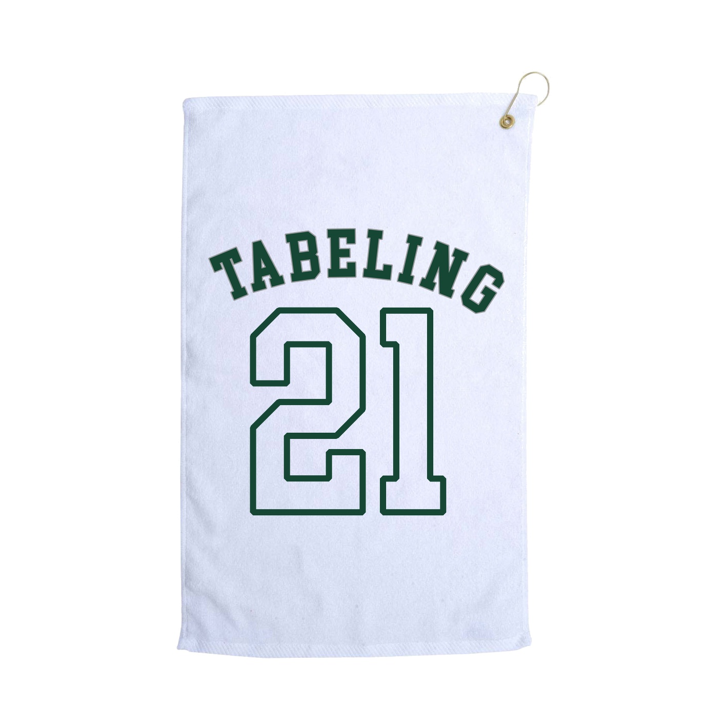 Golf Towel — Shirsey Arch in White
