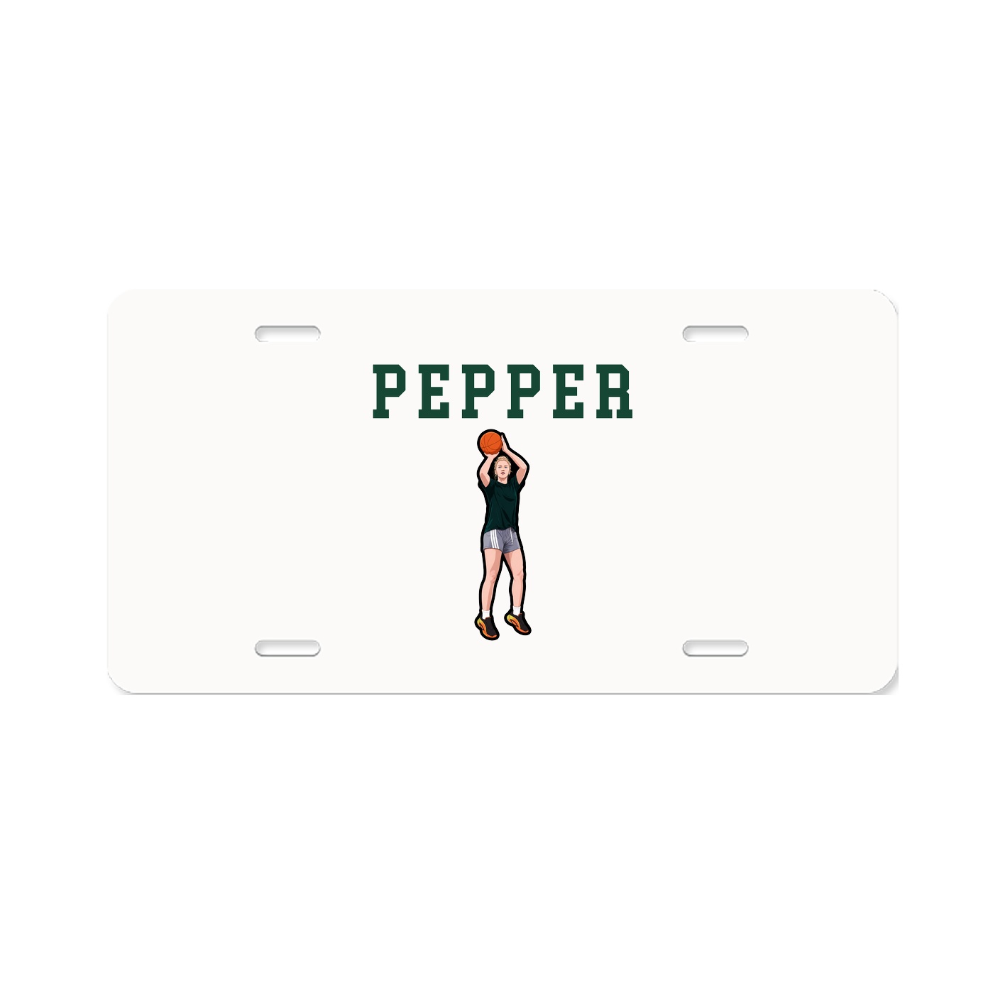 License Plate — Shirsey in Classic