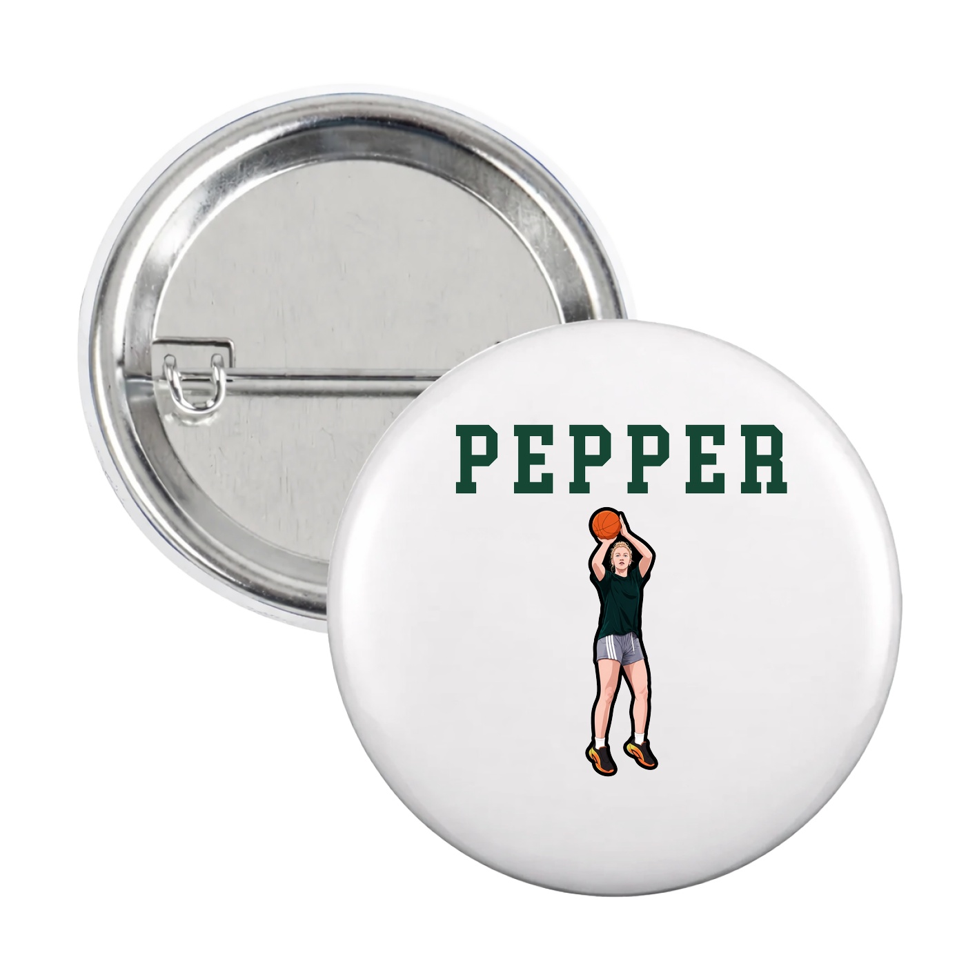 Game Day Button — Shirsey in White