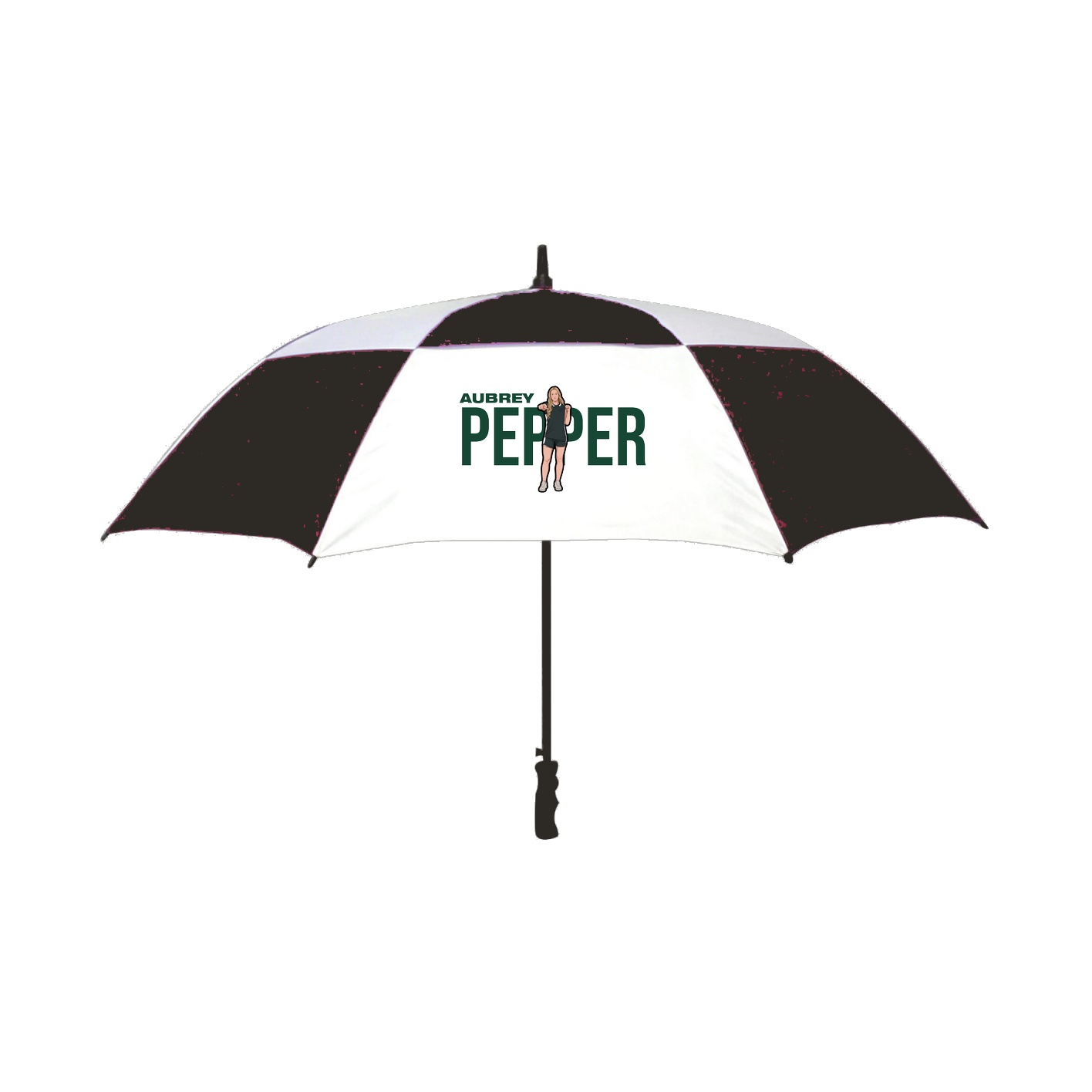 Golf Umbrella — Player Name in Black