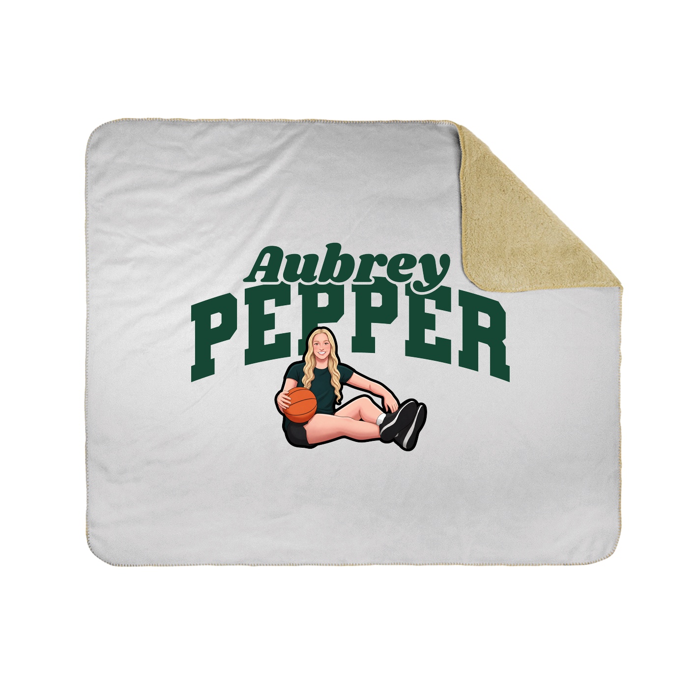 Throw Blanket — Signature Arch in White