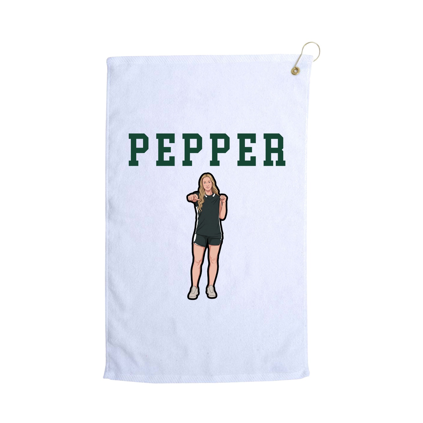 Golf Towel — Shirsey in White