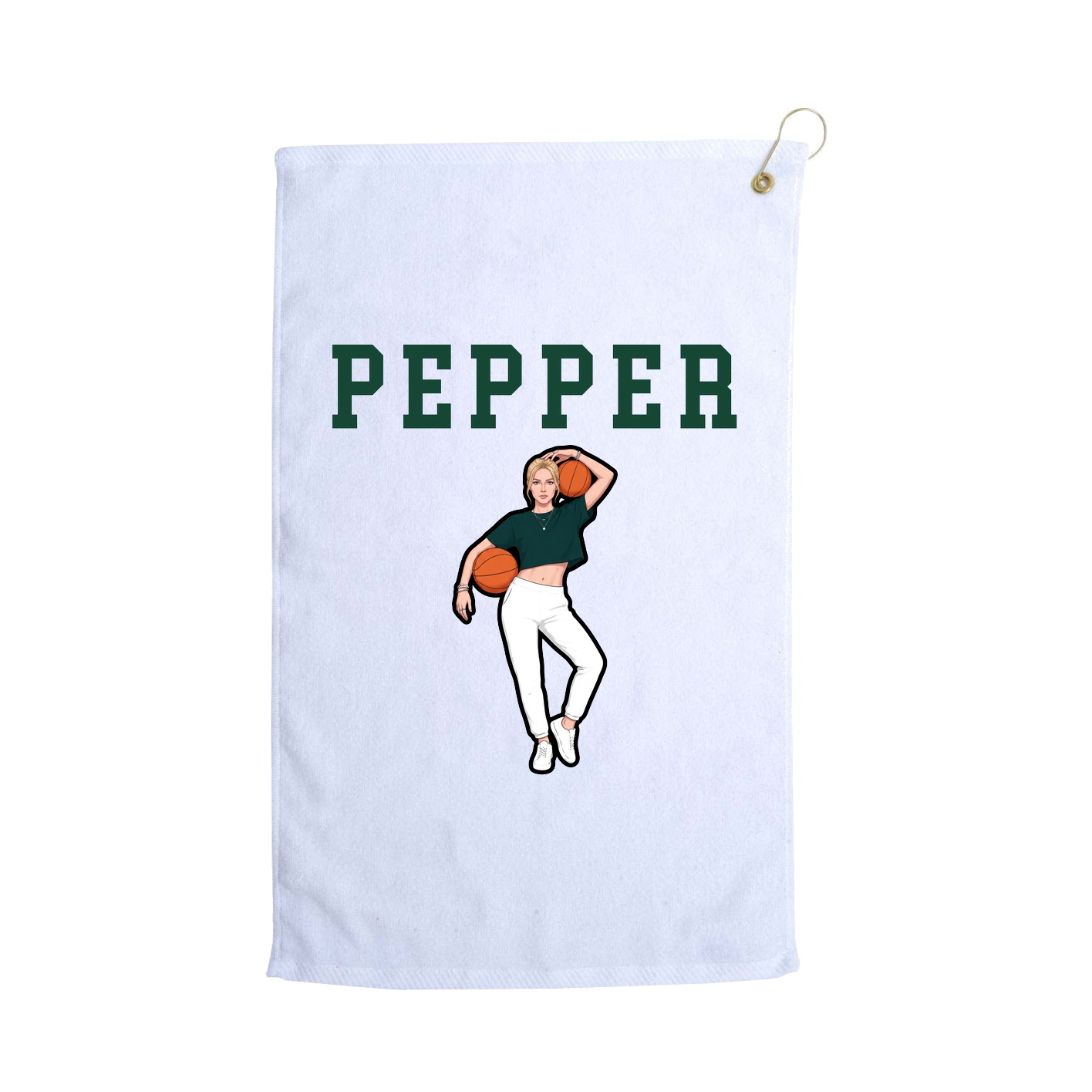 Golf Towel — Shirsey in White