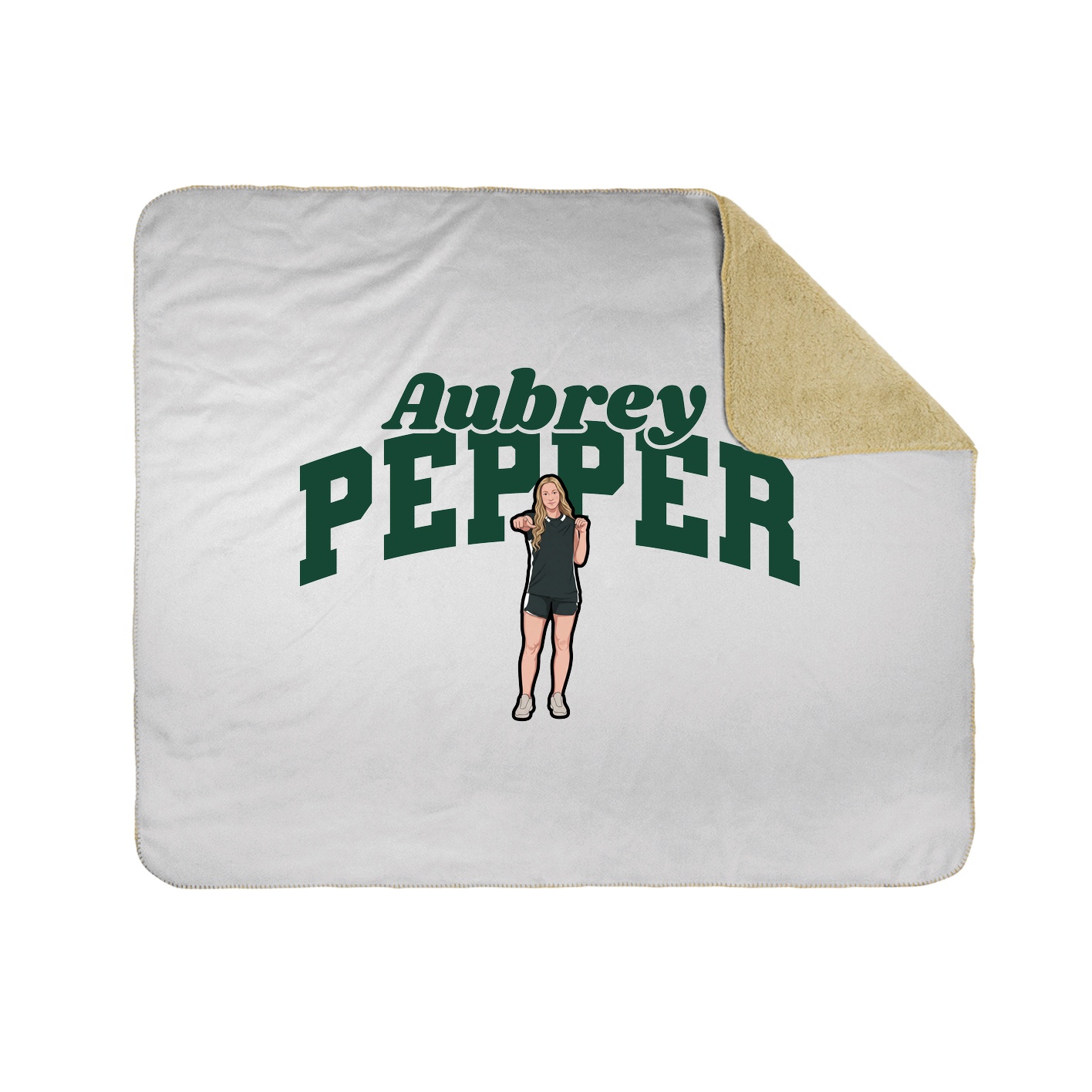 Throw Blanket — Signature Arch in White