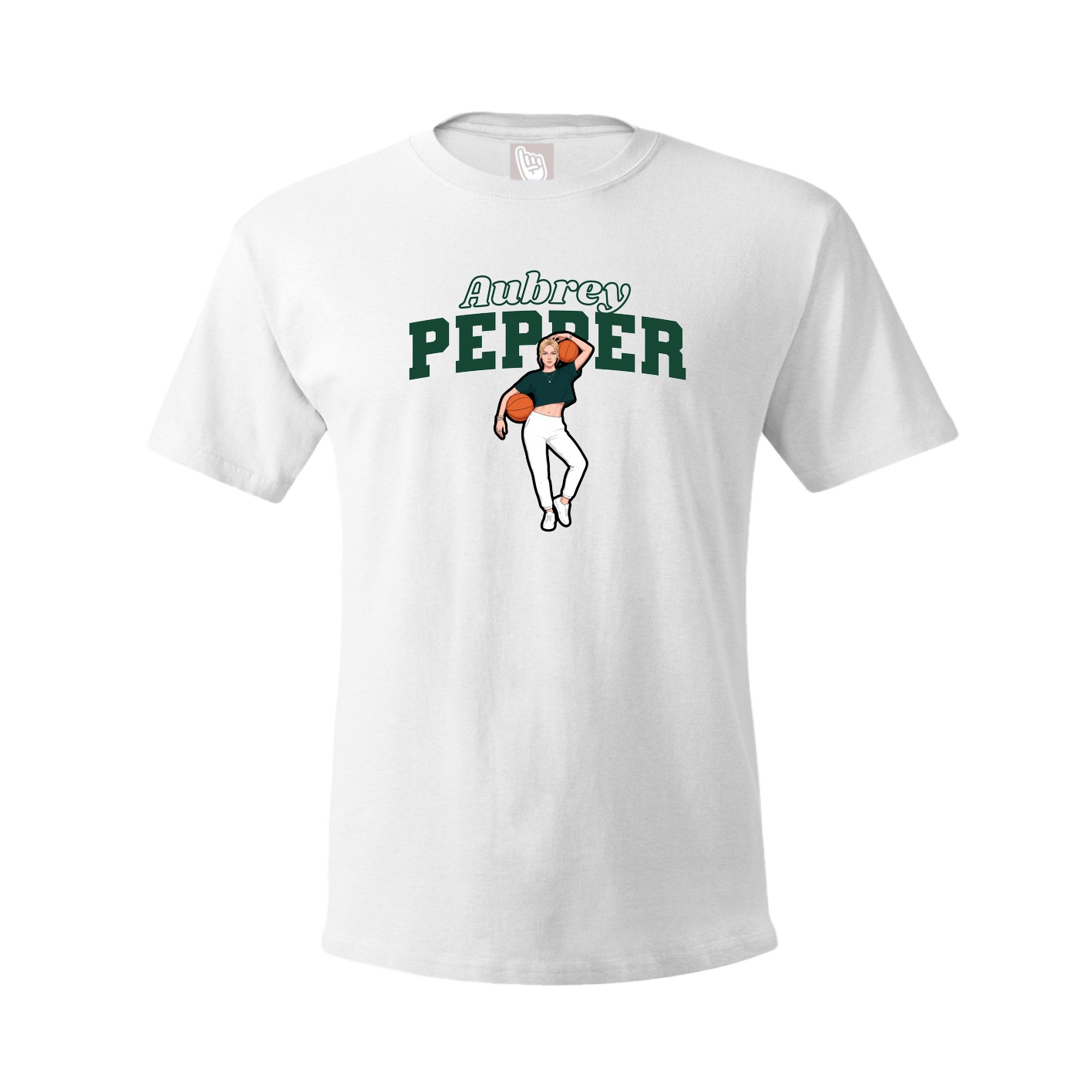 Tee — Name Arch in White
