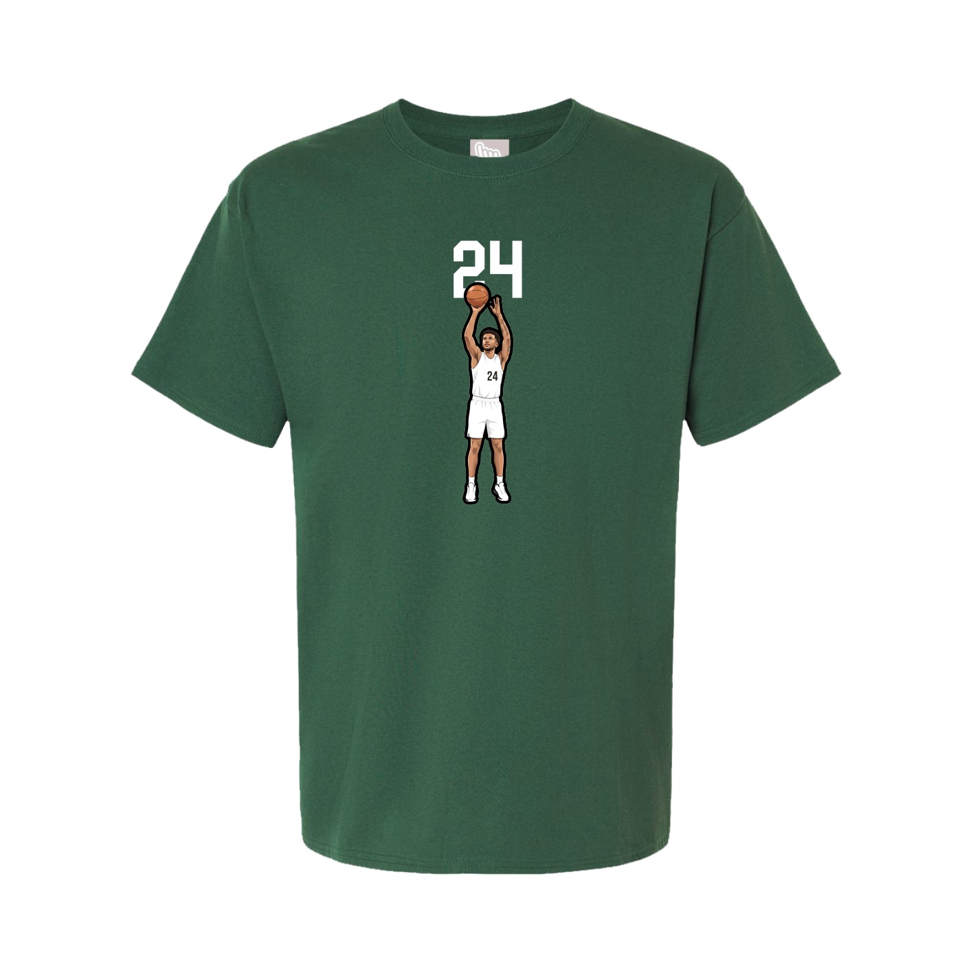 Tee — Number Top in Green