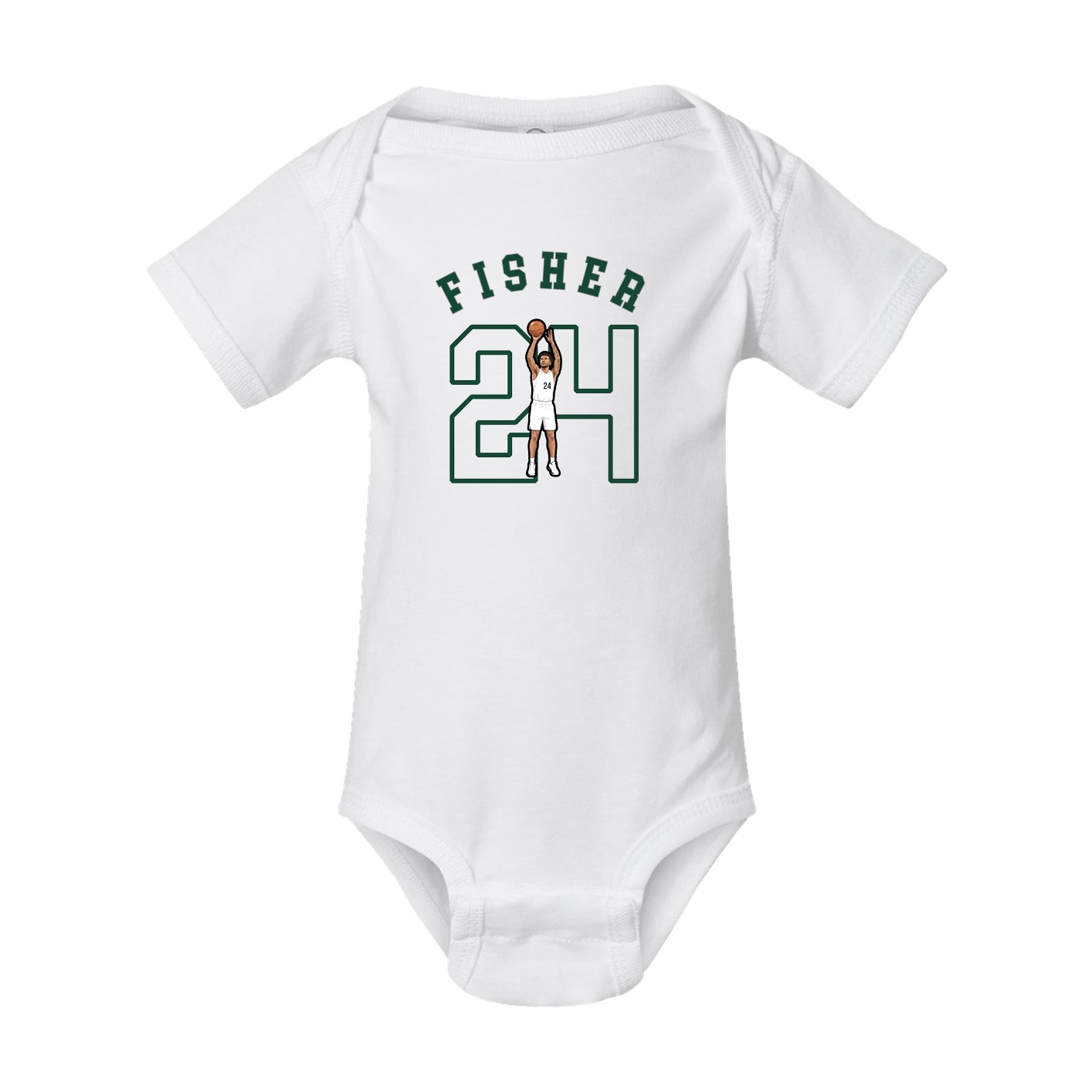 Baby Onesie — Shirsey Arch in White