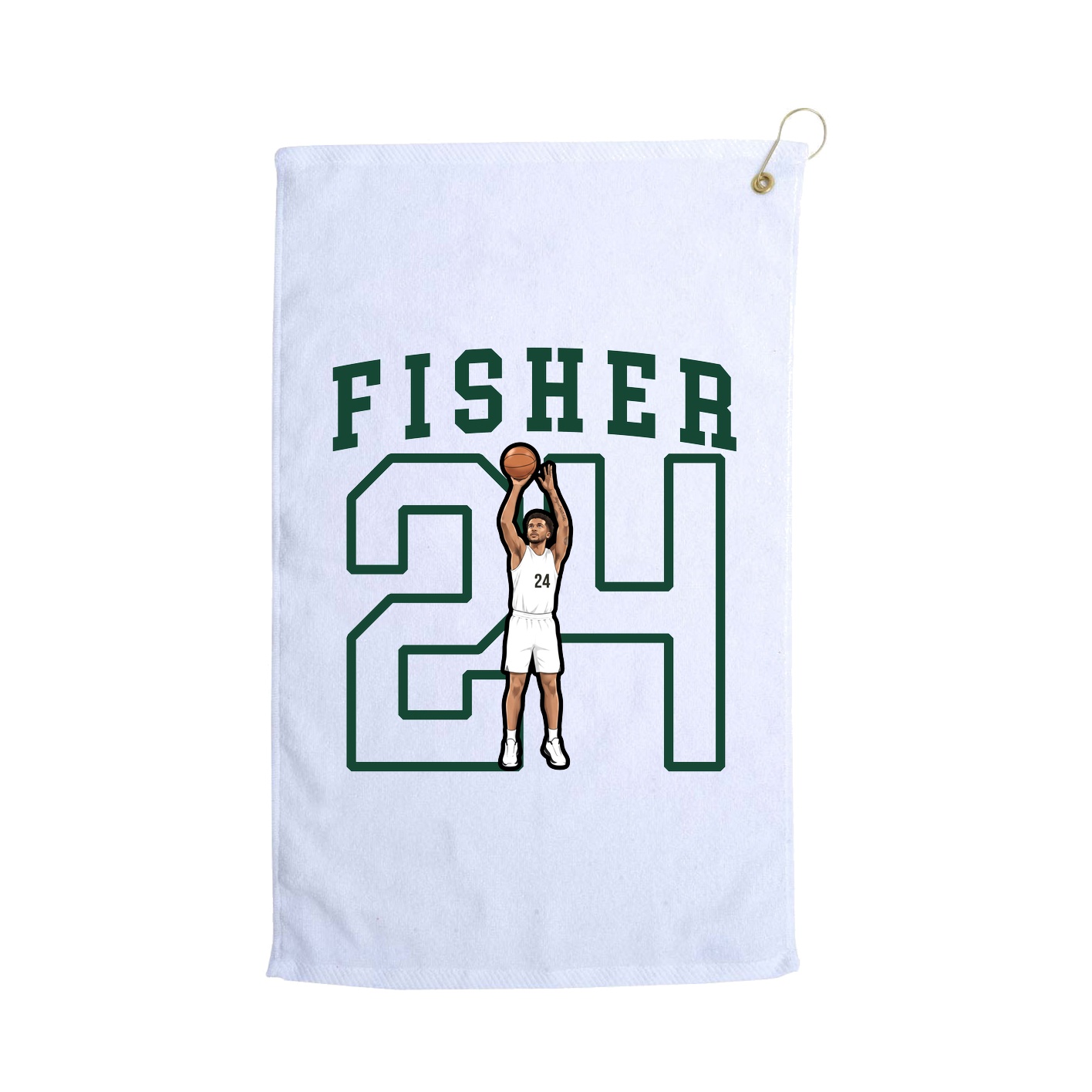 Golf Towel — Shirsey in White