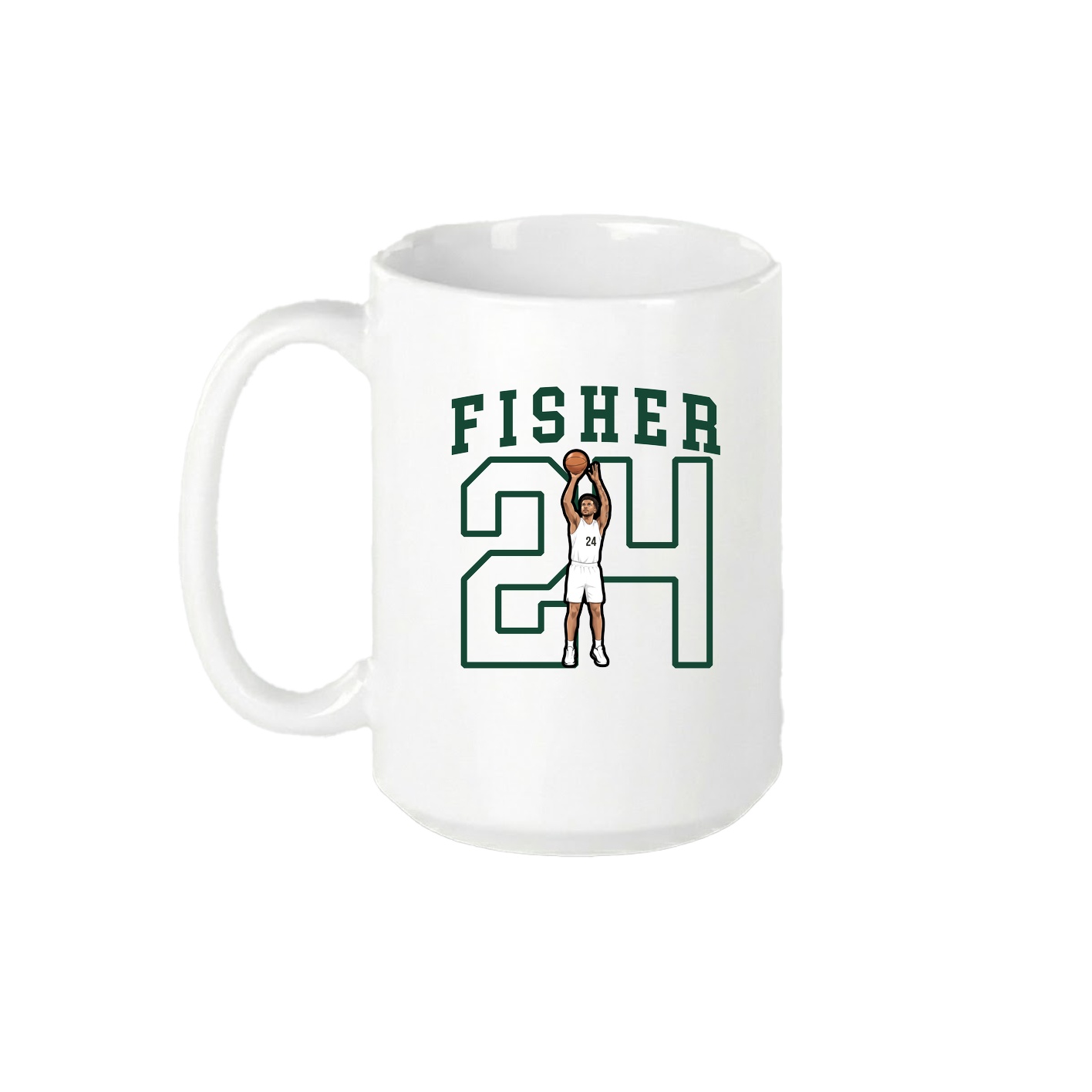 15oz Coffee Mug — Shirsey in White