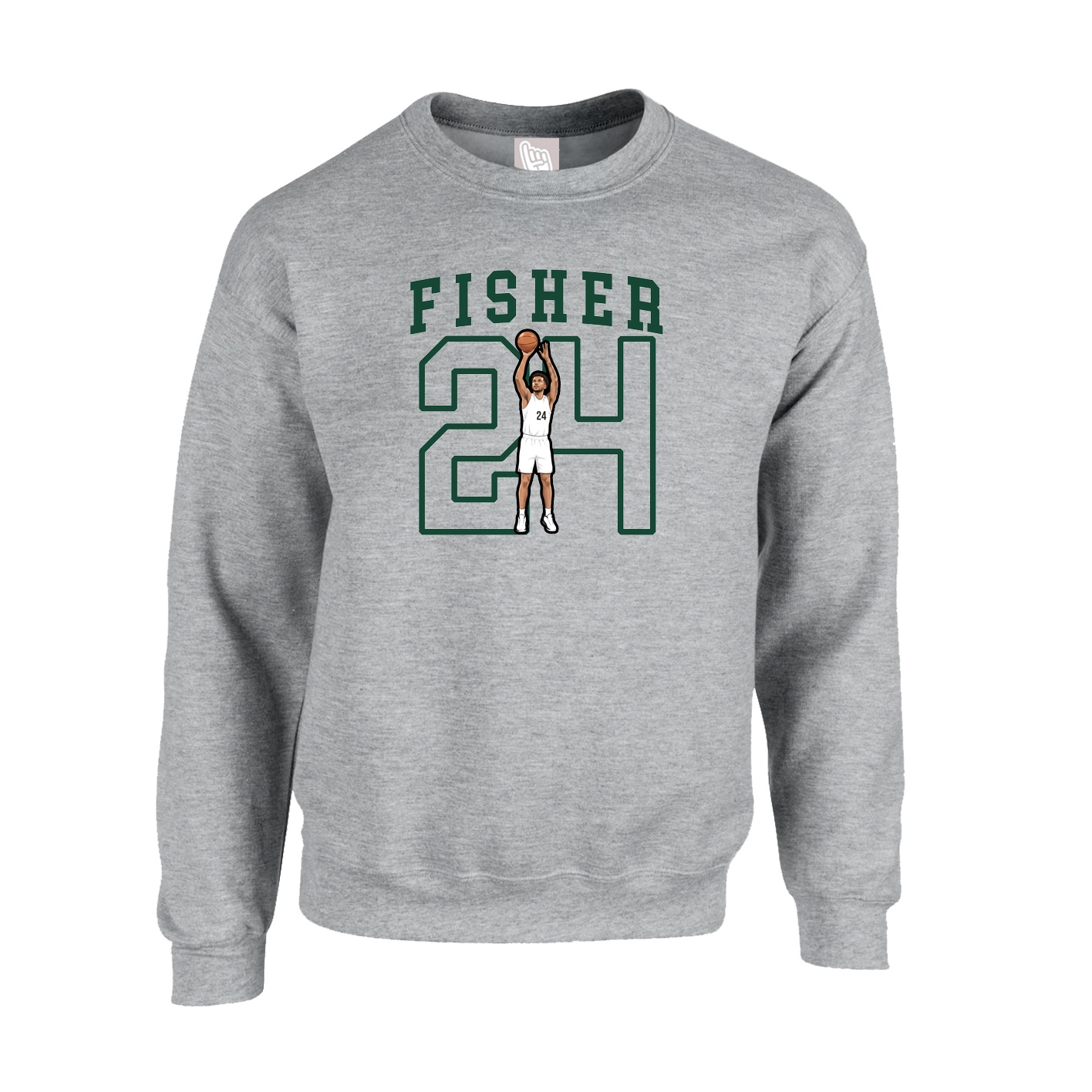 Fleece Crew — Shirsey in Grey