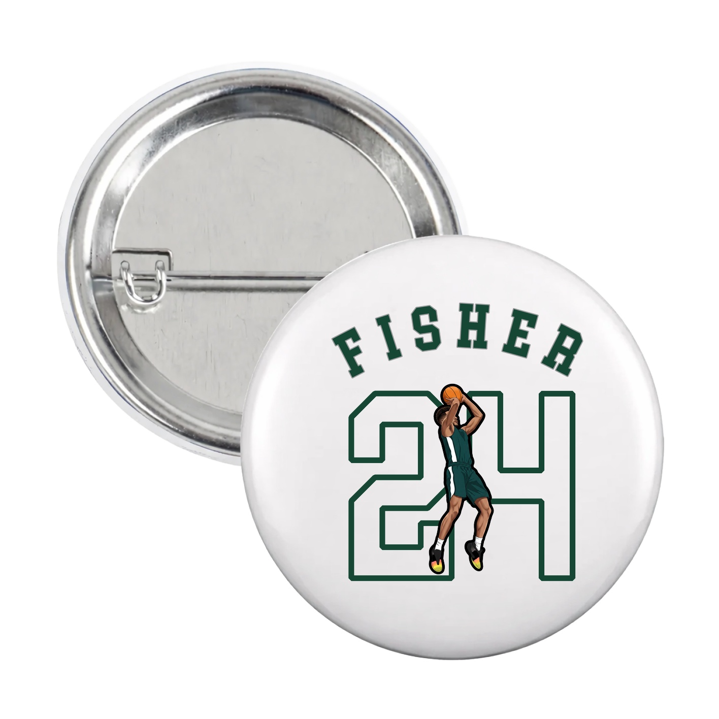 Game Day Button — Shirsey Arch in White