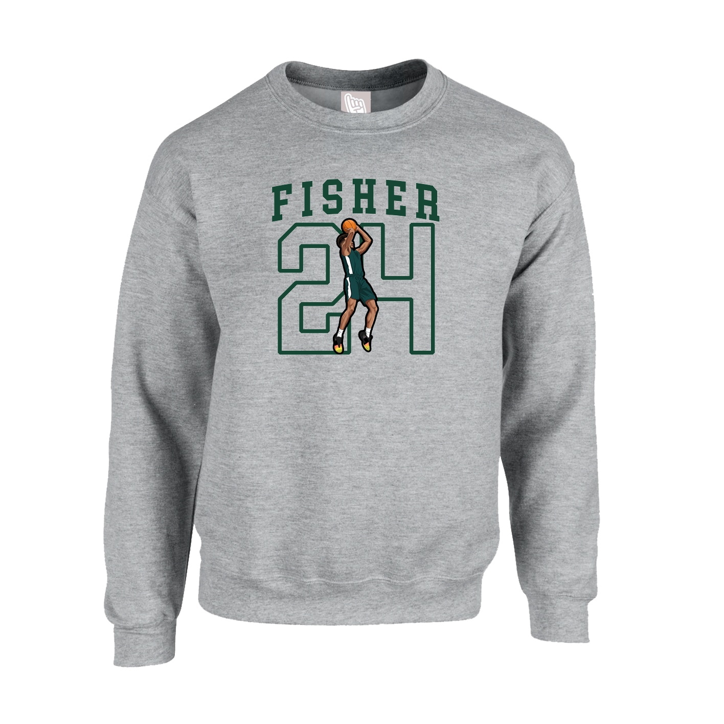 Fleece Crew — Shirsey in Grey