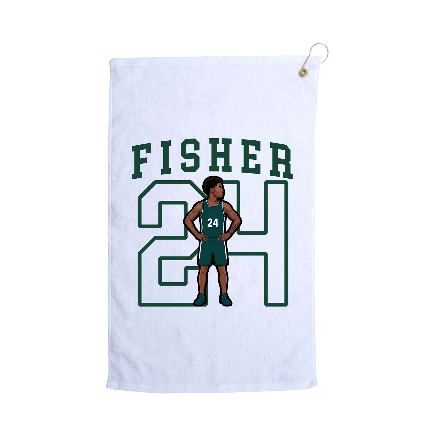 Golf Towel — Shirsey in White
