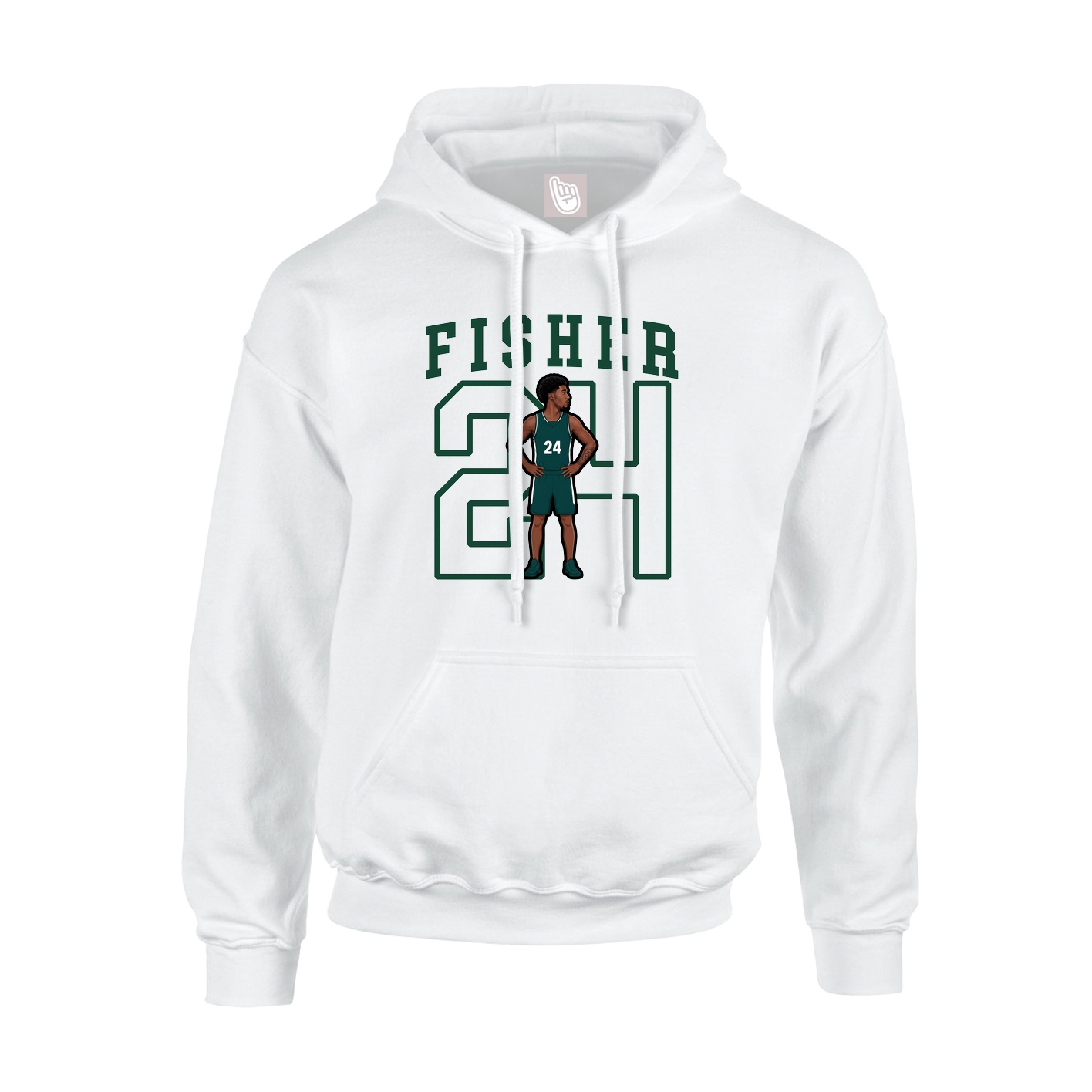 Hoodie — Shirsey in White
