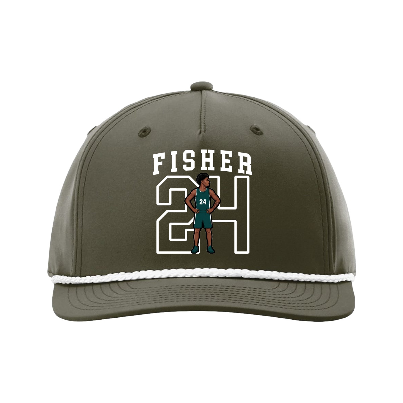 Five-Panel Classic Rope Cap — Shirsey in Green