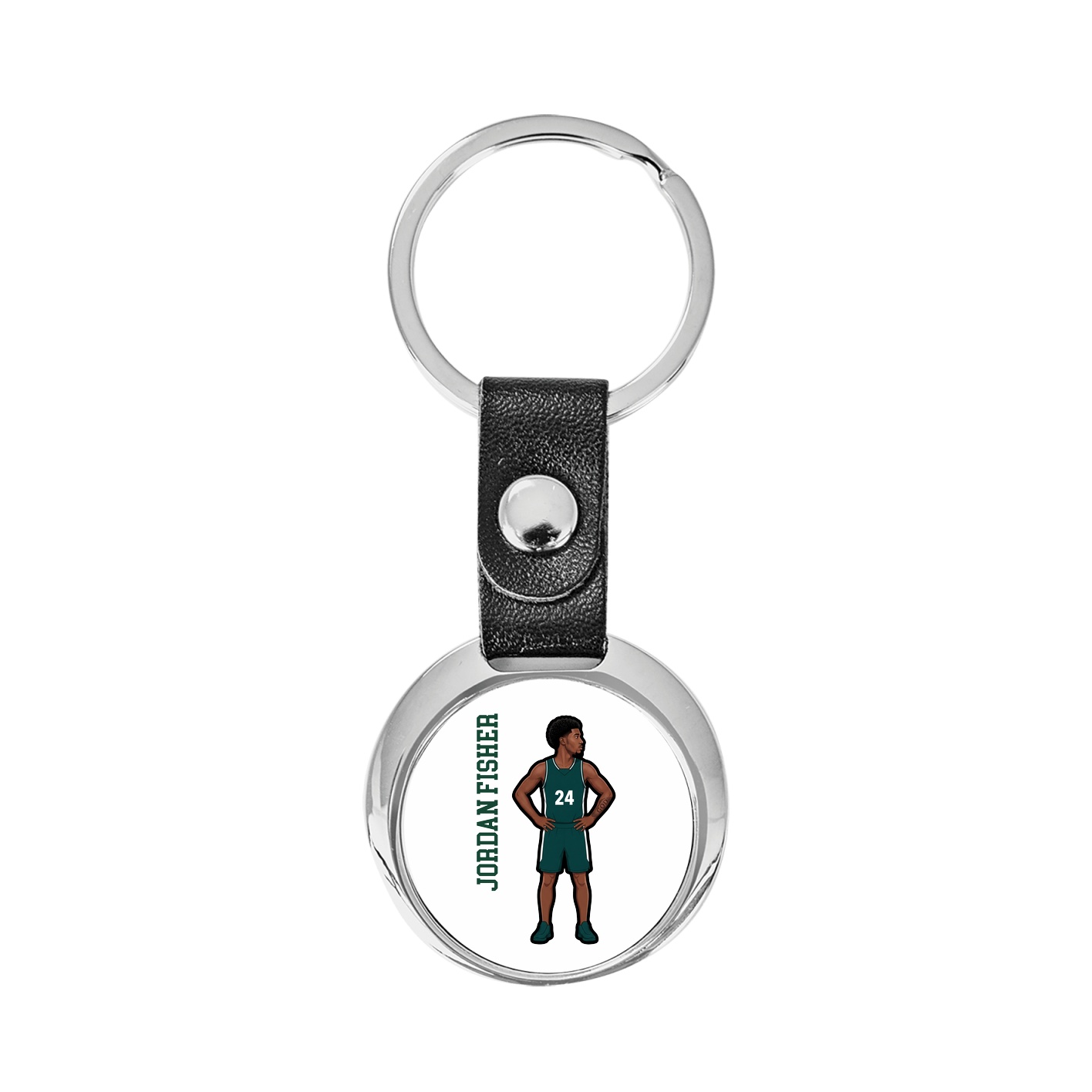 Key Chain — Name Vertical in Classic