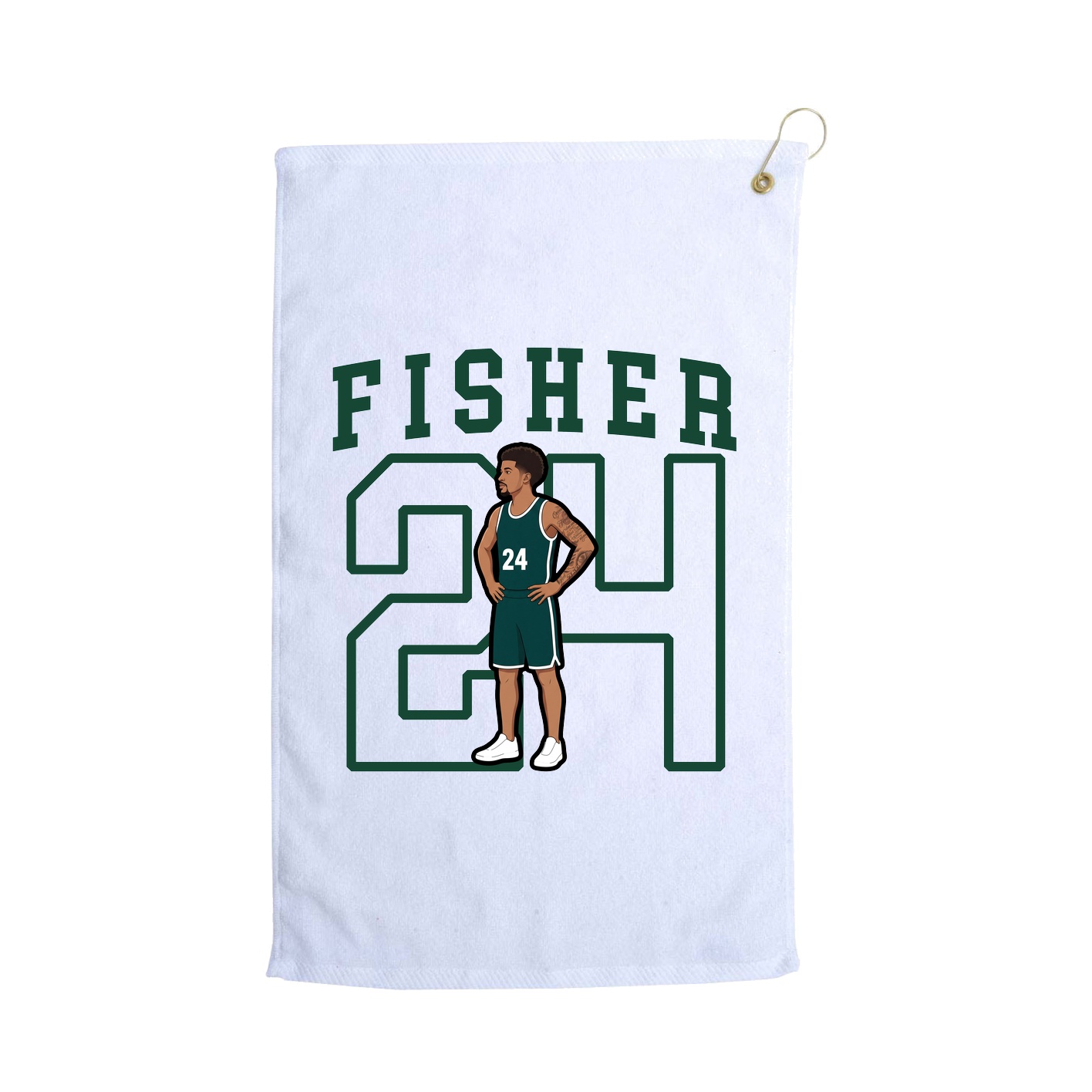 Golf Towel — Shirsey in White