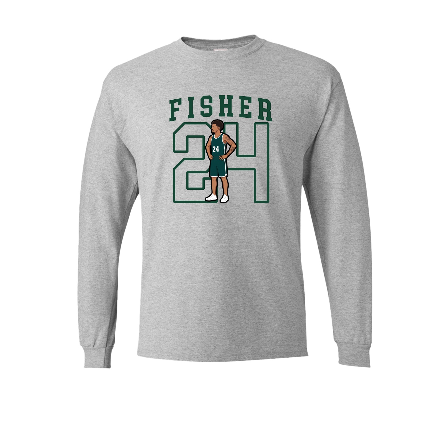 Long Sleeve Tee — Shirsey in Grey