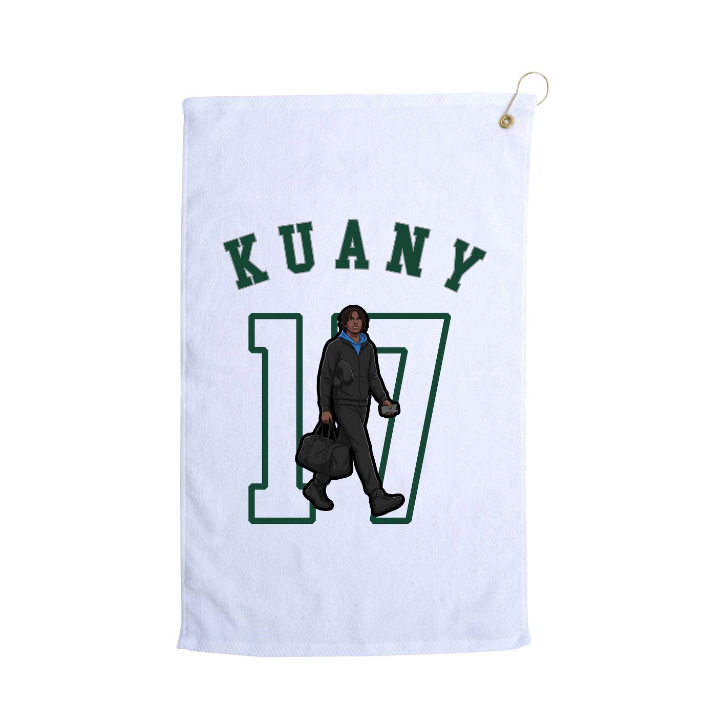 Golf Towel — Shirsey Arch in White