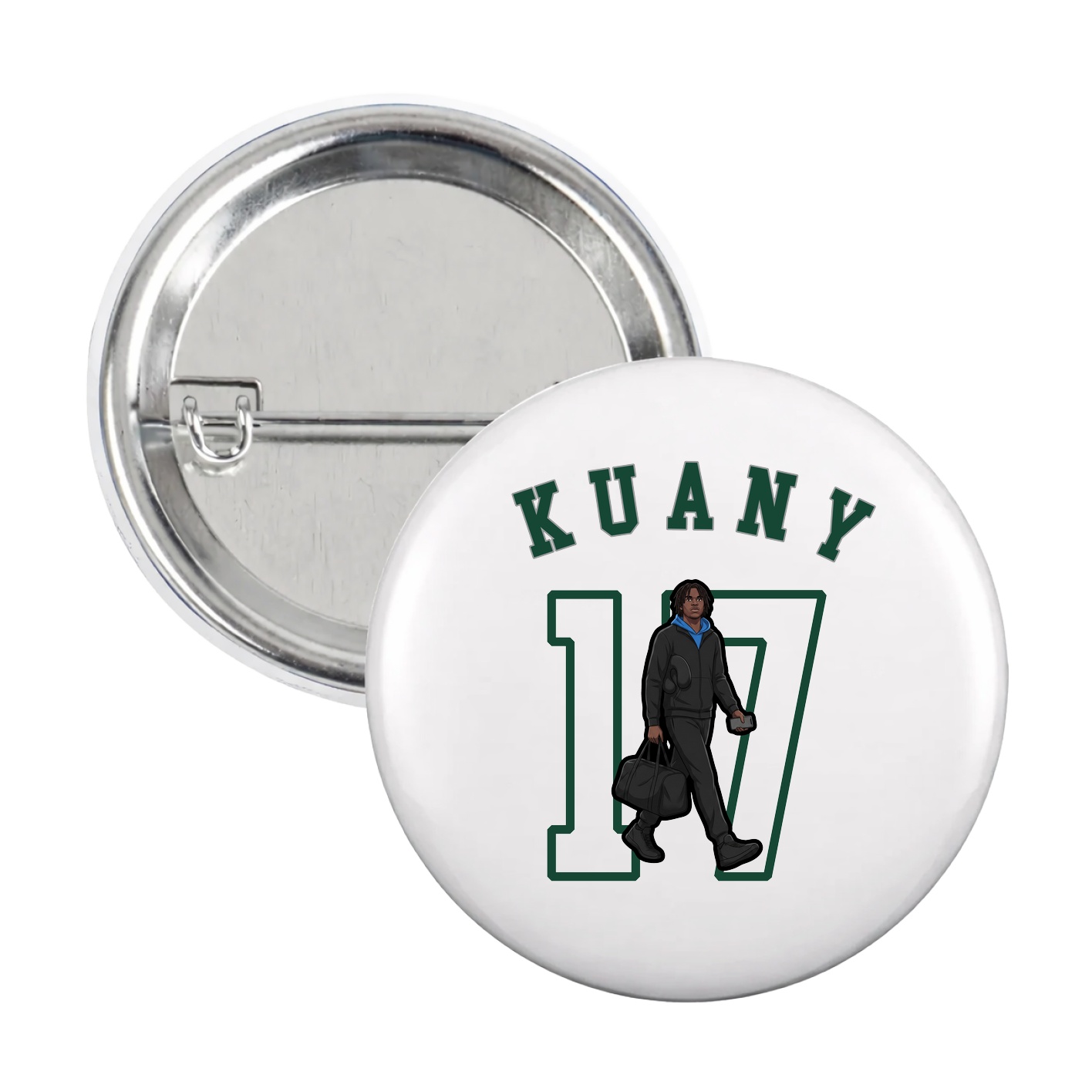Game Day Button — Shirsey Arch in White