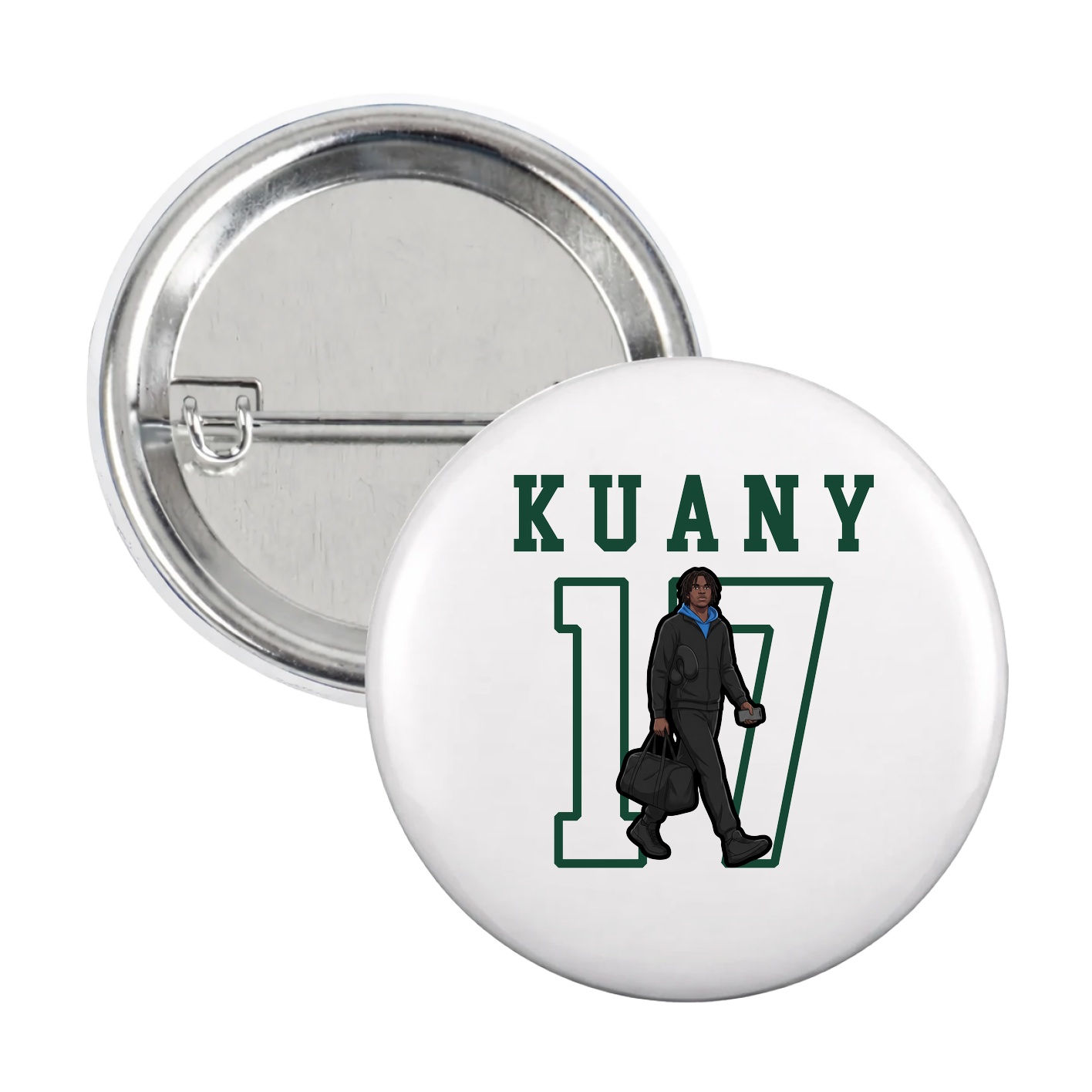 Game Day Button — Shirsey in White