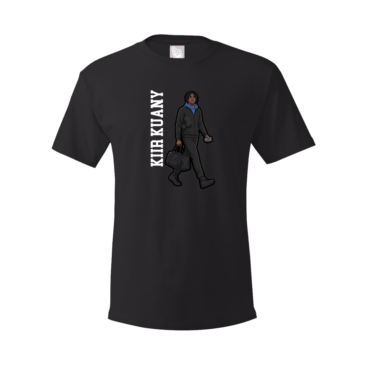 Tee — Name Vertical in Black