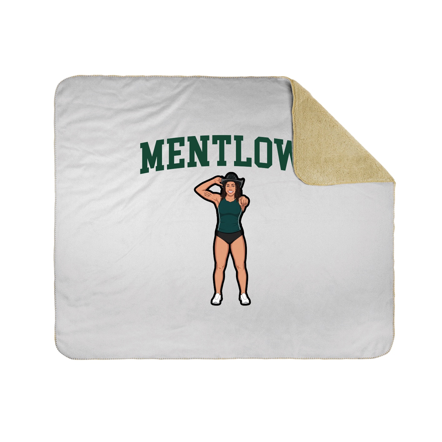 Throw Blanket — Shirsey in White