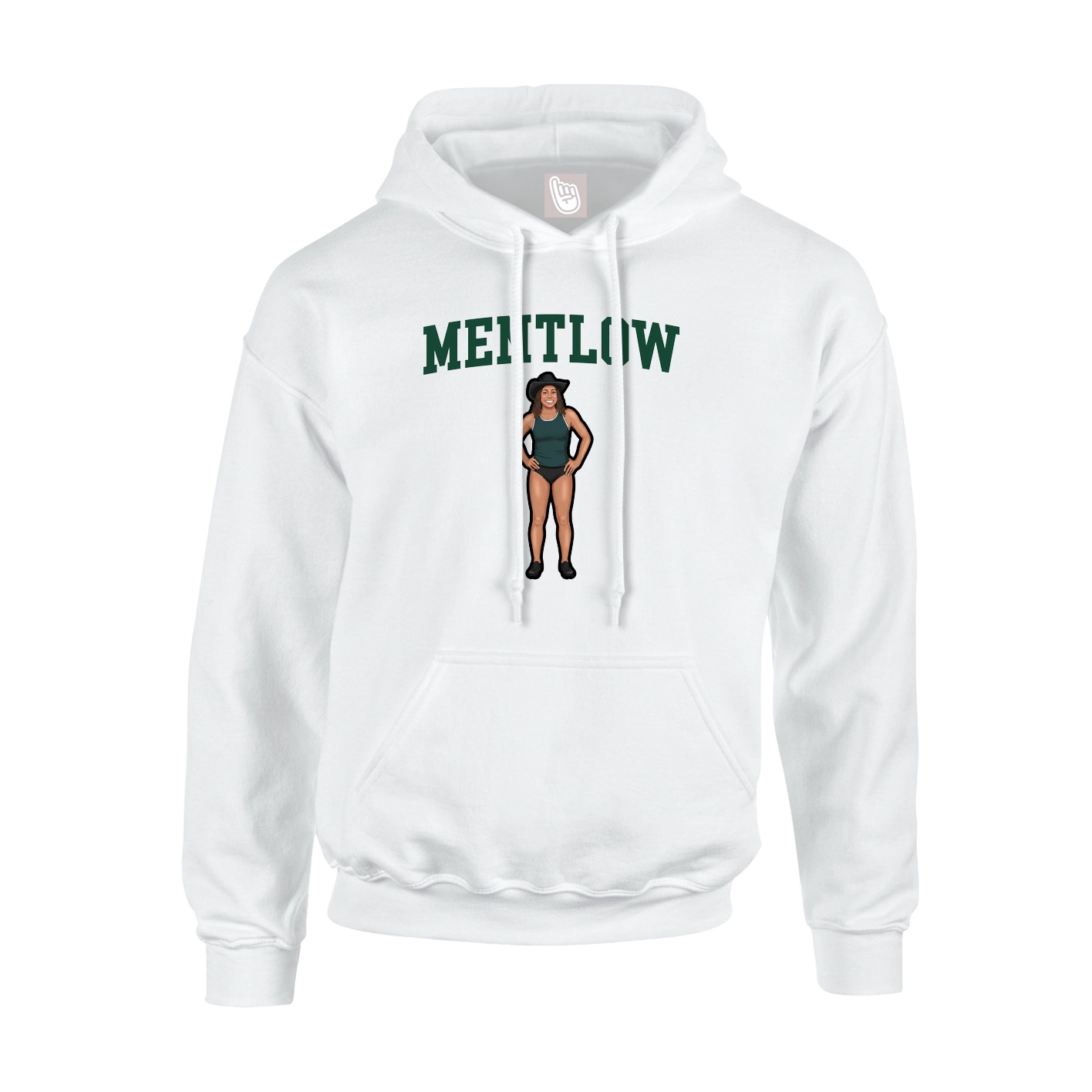 Hoodie — Shirsey in White