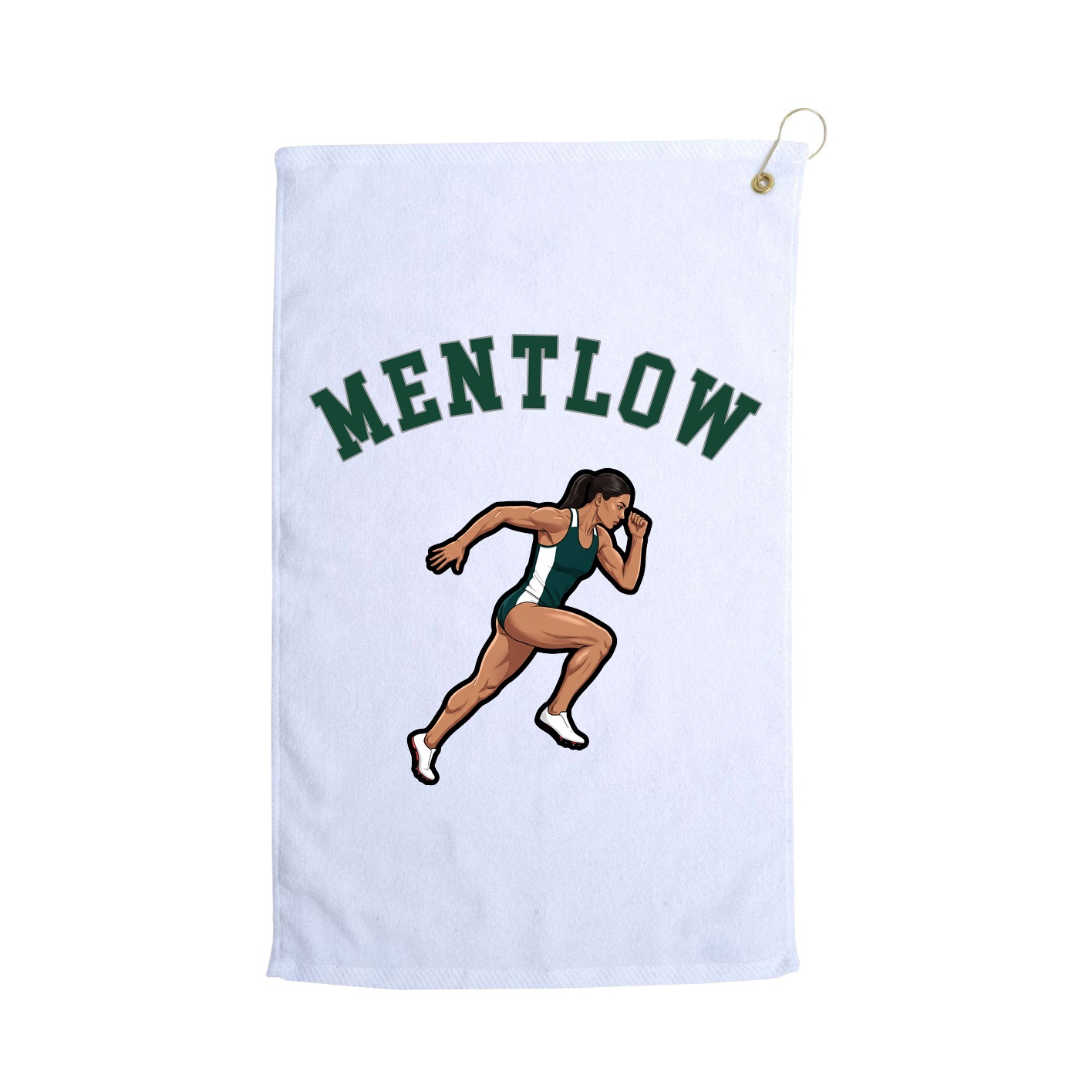 Golf Towel — Shirsey Arch in White