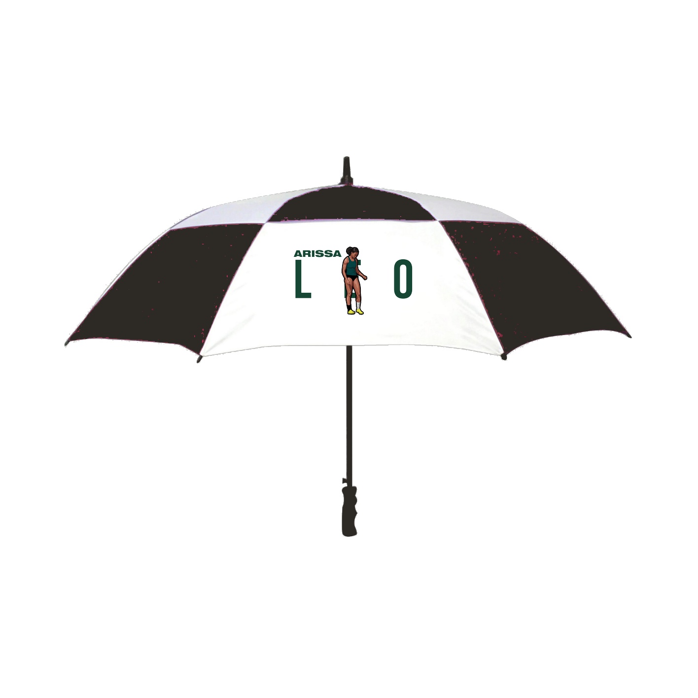 Golf Umbrella — Player Name in Black