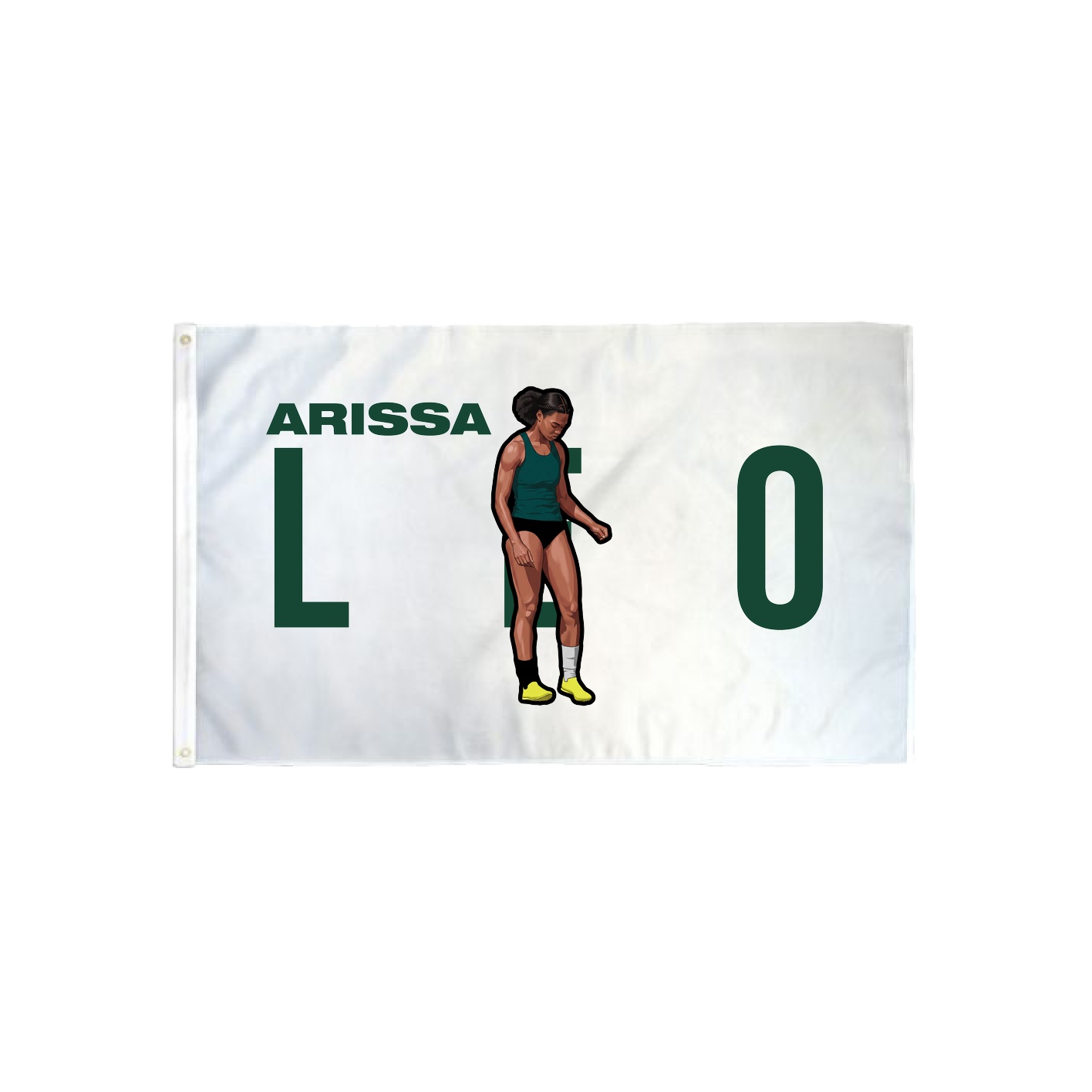3x5 Flag — Player Name in Classic