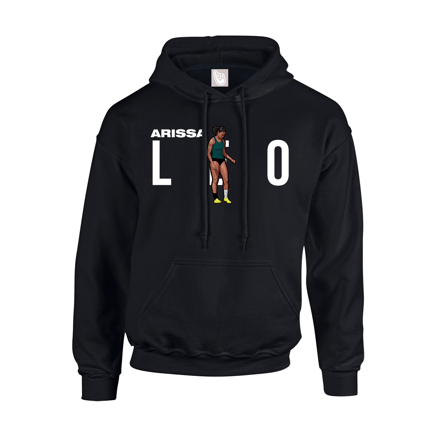 Hoodie — Player Name in Black