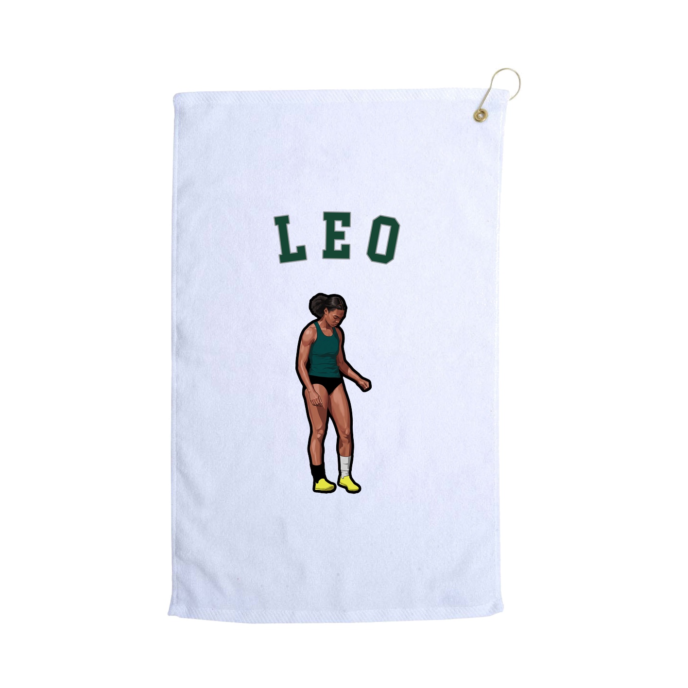 Golf Towel — Shirsey Arch in White