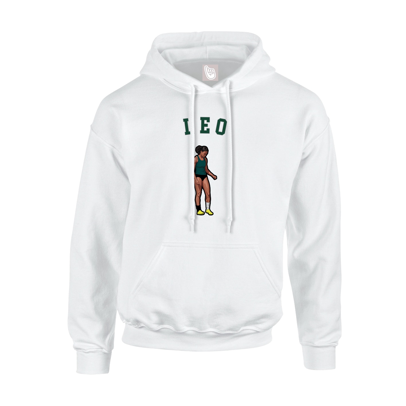 Hoodie — Shirsey Arch in White